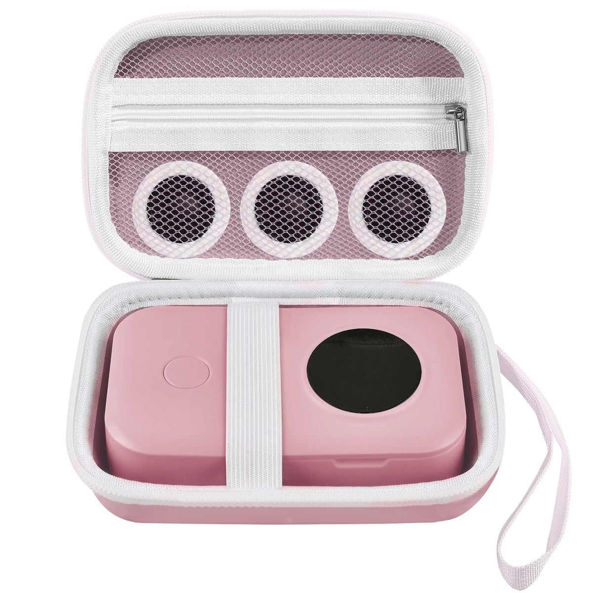 Lumus&Solem Pink Case Compatible With Phomemo D30 D35 Label Maker, Fit For Niimbot D11 D110, Fit For Jadens D110, Case Easily St