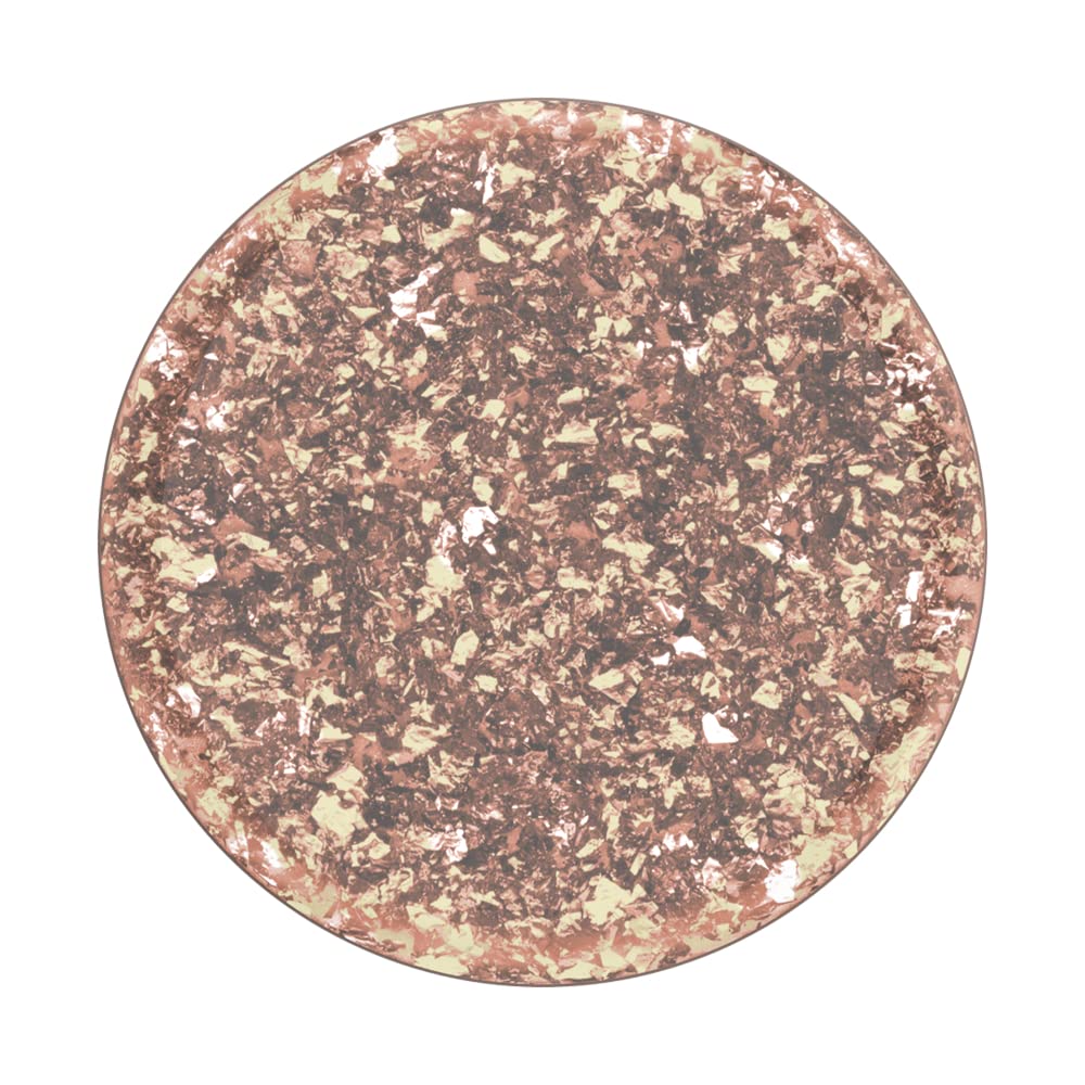 Popsockets Phone Grip With Expanding Kickstand, Glitter   Foil Confetti Rose Gold