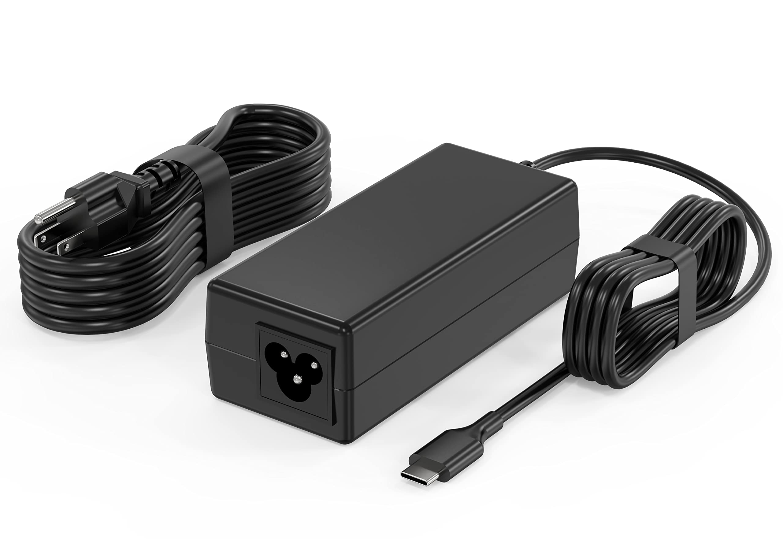 Chromebook Charger 45W Universal Usb C Type C Laptop Charger Replacement For Hp Chromebook, Dell Chromebook 3100 3500, Lenovo Th