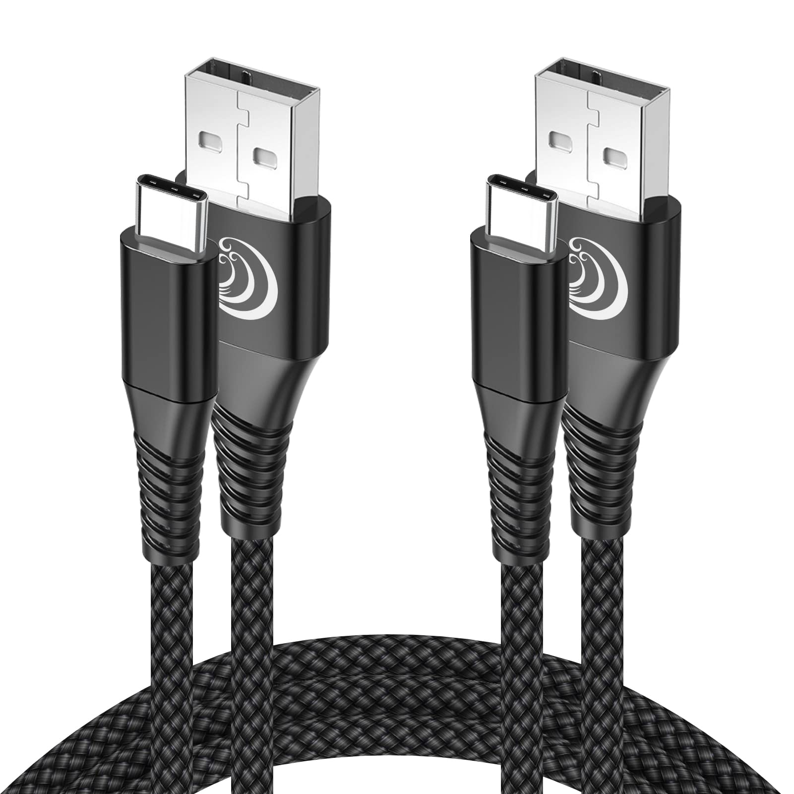 Usb C Cable 10Ft 2Pack Usb A To Type C Charger Cable 3A Fast Charging Phone Cord For Samsung Galaxy S23 S22 S21 S20 A01 A02S A10E A11 A50 A52, Note 20 Ultra S21,Moto G Stylus Power G7 G6 Z4,Lg G7 G8