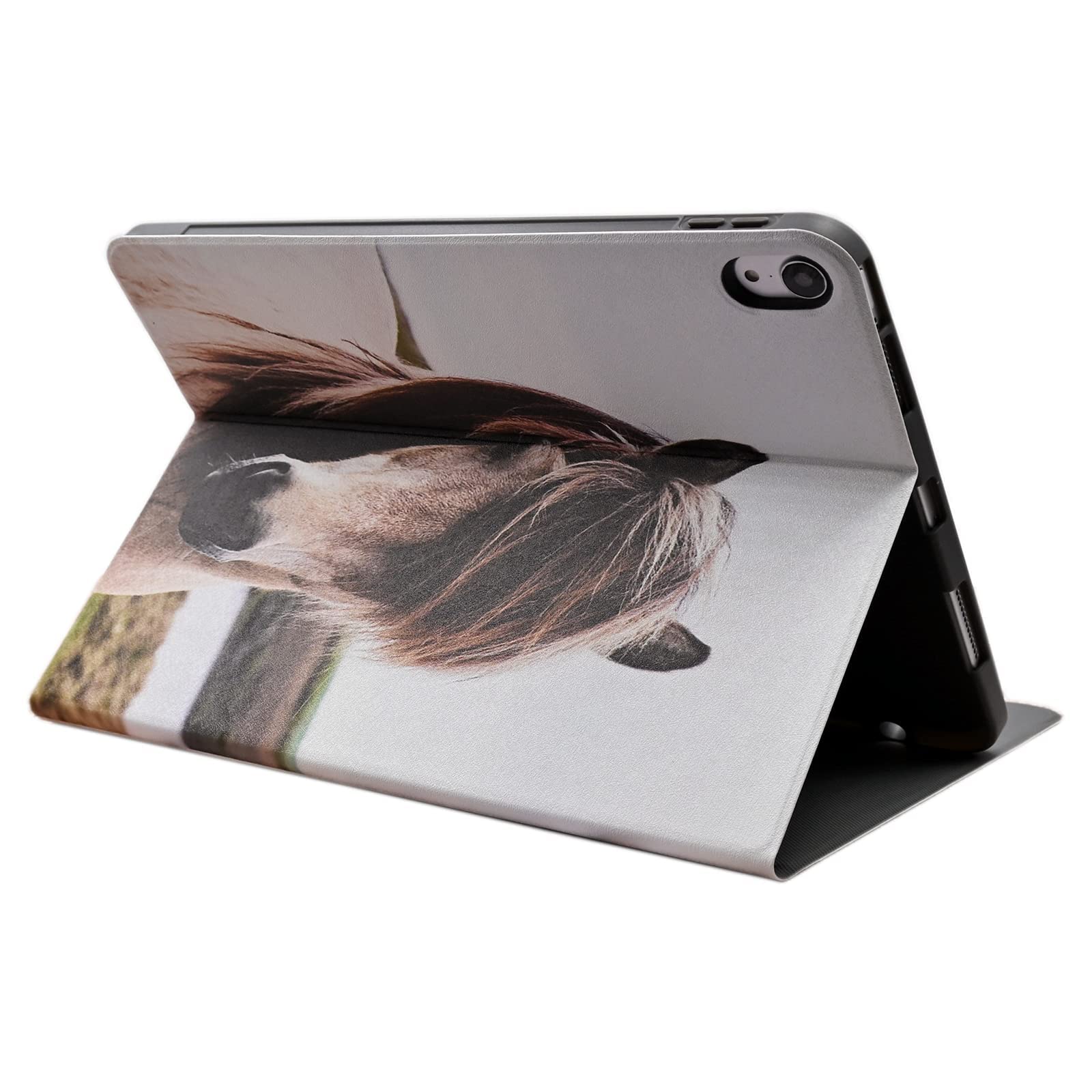 Case For Ipad Air 11 Inch M2(2024), Ipad Air 6Th/5Th/4Th Gen (2024/2022/2020), Slim Pu Leather Folio Stand Shell With Auto Wake/