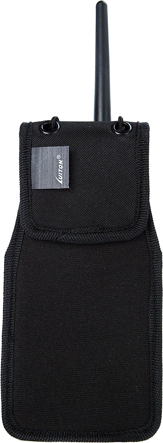 Luiton Universal Radio Case Two Way Radio Holder Universal Pouch For Walkie Talkies Nylon Holster Accessories For Motorola Mt500, Mt1000, Mts2000 And Similar Models(4Pack)