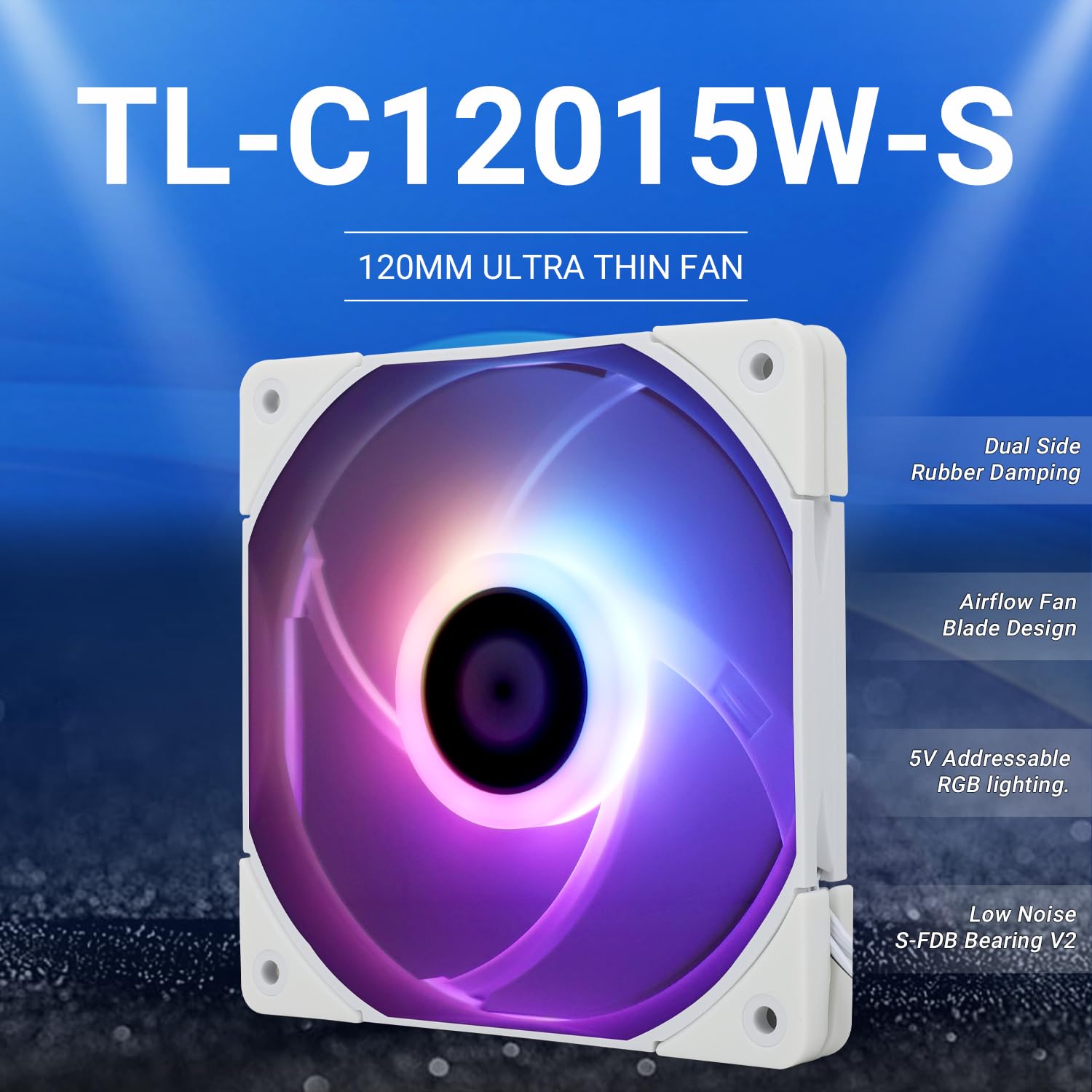 Thermalright Tl C12015 120Mm Slim Fan, Pwm Control, 1500Rpm, Balance Performance Slim Fan For Small Form Factor Case,15Mm Chassi