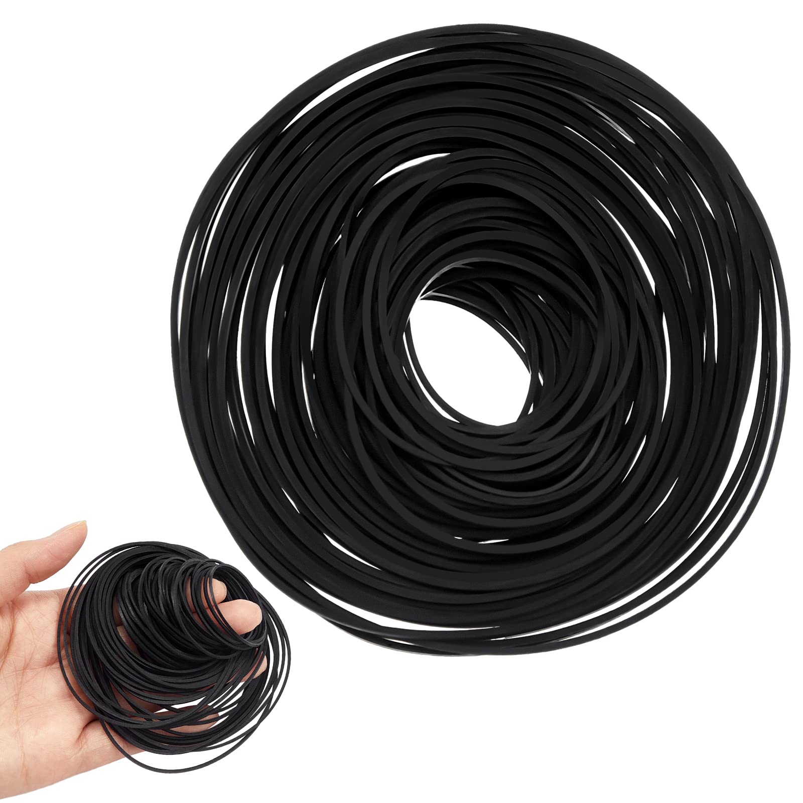 Kanayu 100 Pcs Recorder Rubber Belts 40 135 Mm Square Belt Cassette Tape Machine Repair Maintenance Mix Cassette Recorder Belts