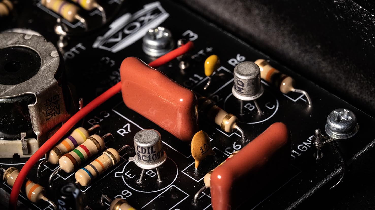 Vox V846 Vintage Wah Wah Guitar Effects Pedal W/Treadle And Battery Powered Operation