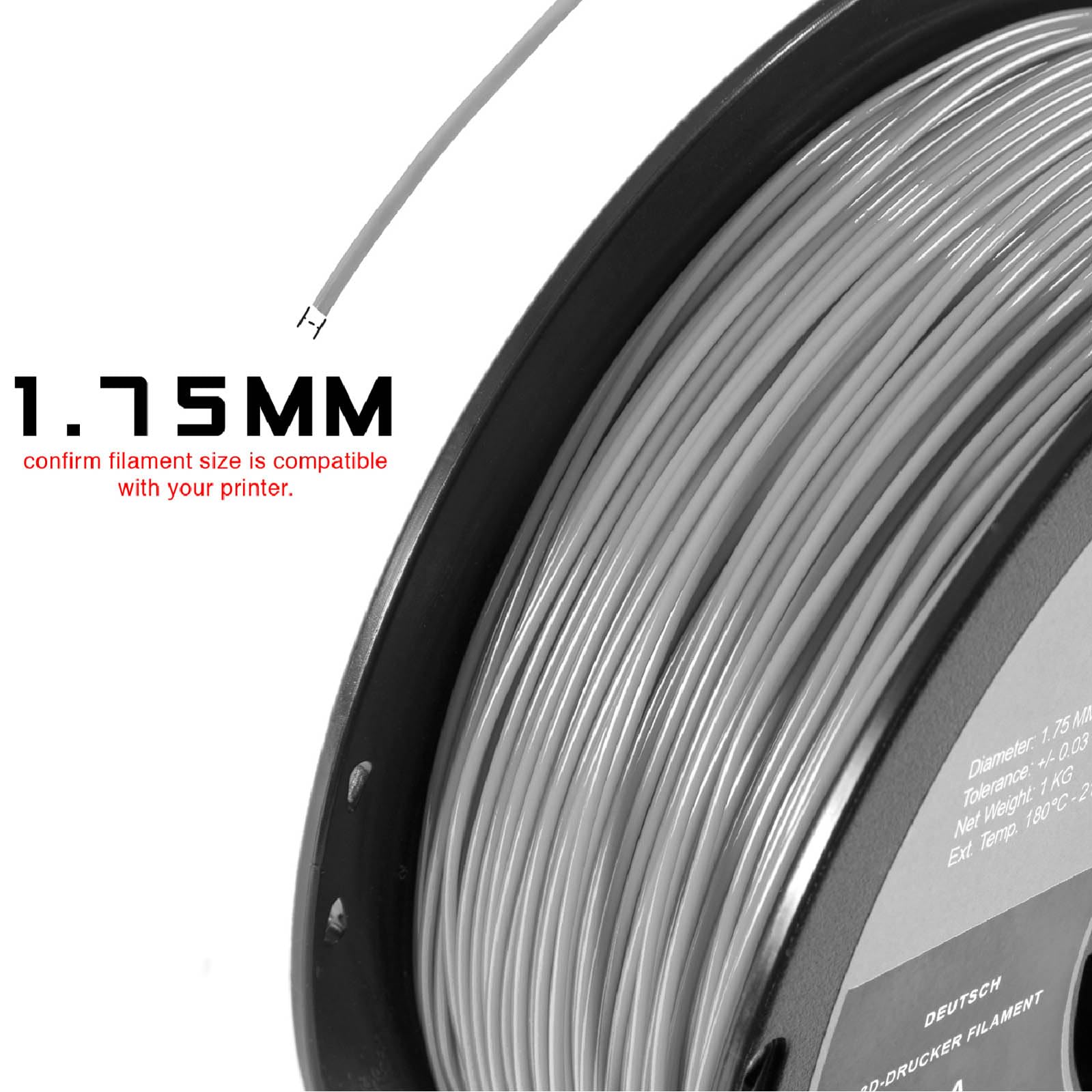 Hatchbox 1.75Mm Copper Tpu 3D Printer Filament Shore 95A, 1 Kg Spool, Dimensional Accuracy +/- 0.03 Mm, 3D Printing Filament
