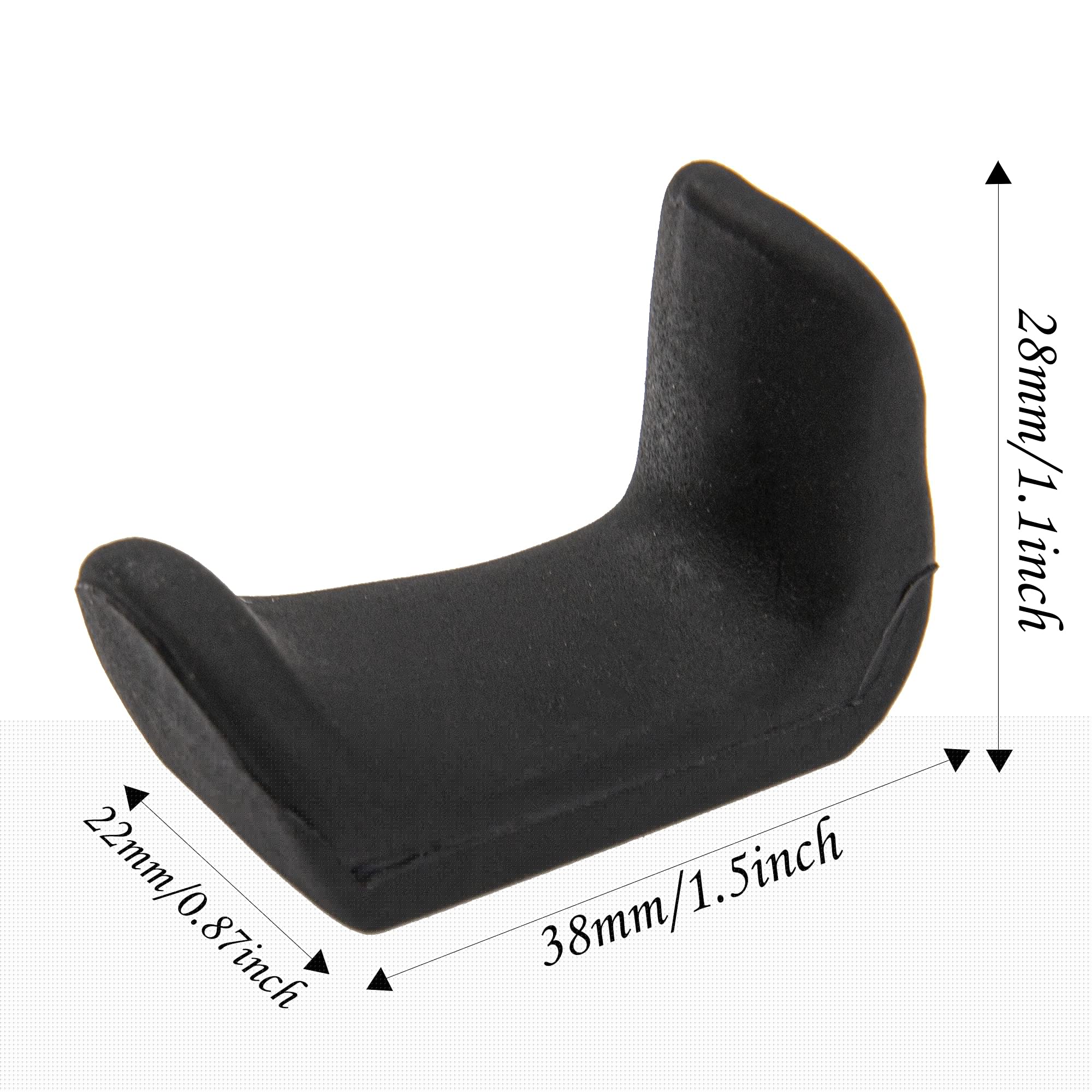 2Pcs Yootones Rubber Clarinet Thumb Rest Cushion Protector 1.45 1.75Cm Rubber Thumb Finger Rest Cushion Compatible With Oboe Cla