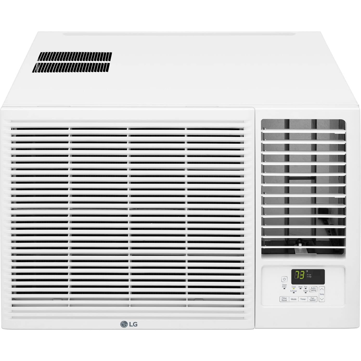 Lg 18,000 Btu Window Air Conditioner With Heat, 230/208V, Cools 1,000 Sq.Ft. For Bedroom, Living Room, Basement, Apartment, With