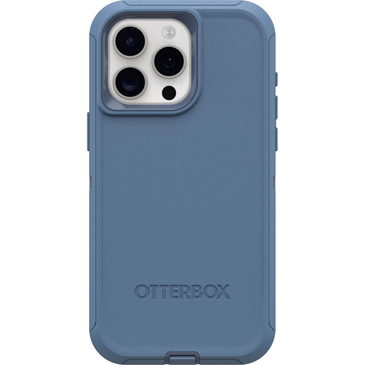 Otterbox Iphone 15 Pro Max (Only) Defender Series Case   Baby Blue Jeans (Blue), Screenless, Rugged & Durable, With Port Protect