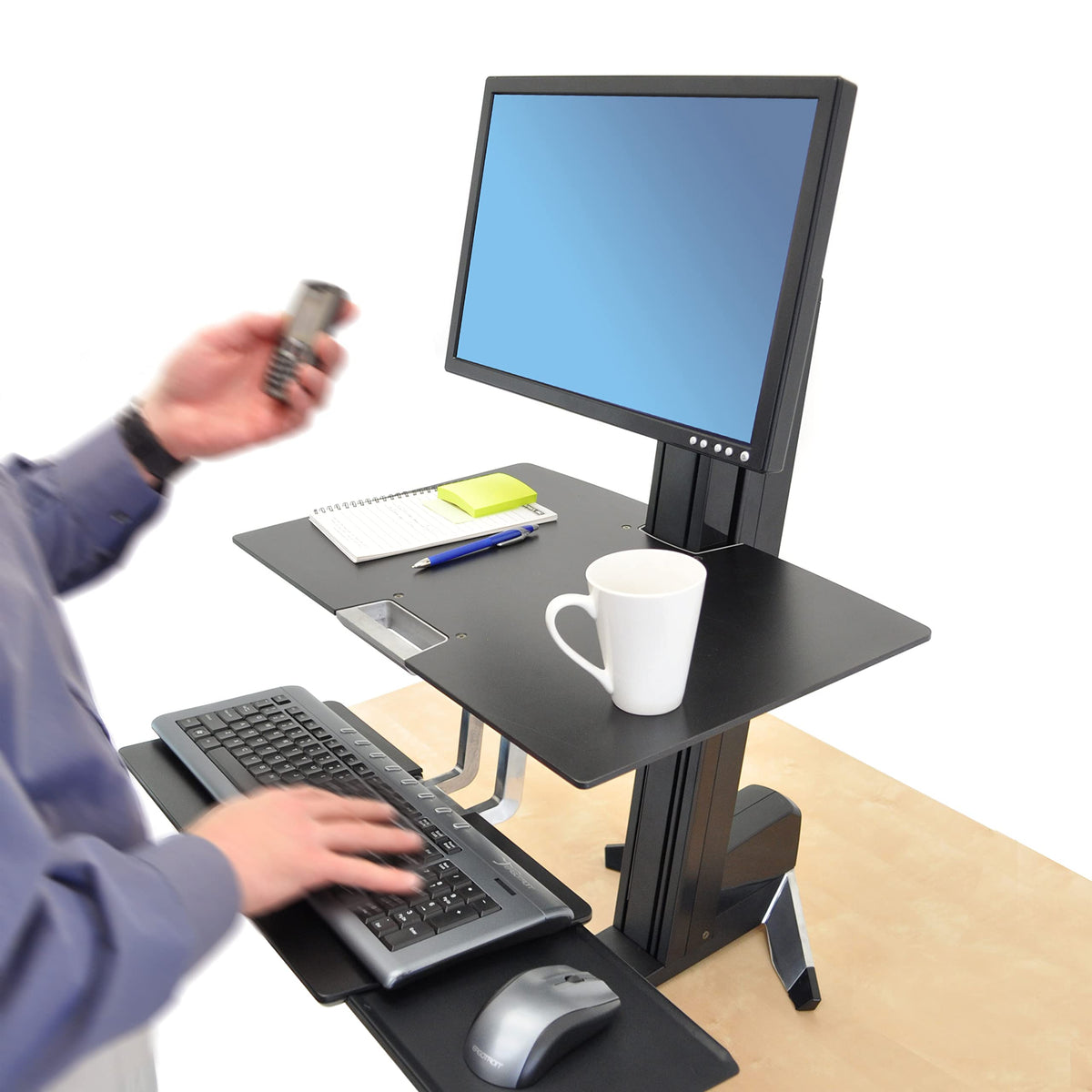 Ergotron � Worksurface for WorkFit S � Add on for WorkFit S Standing Desk Converter