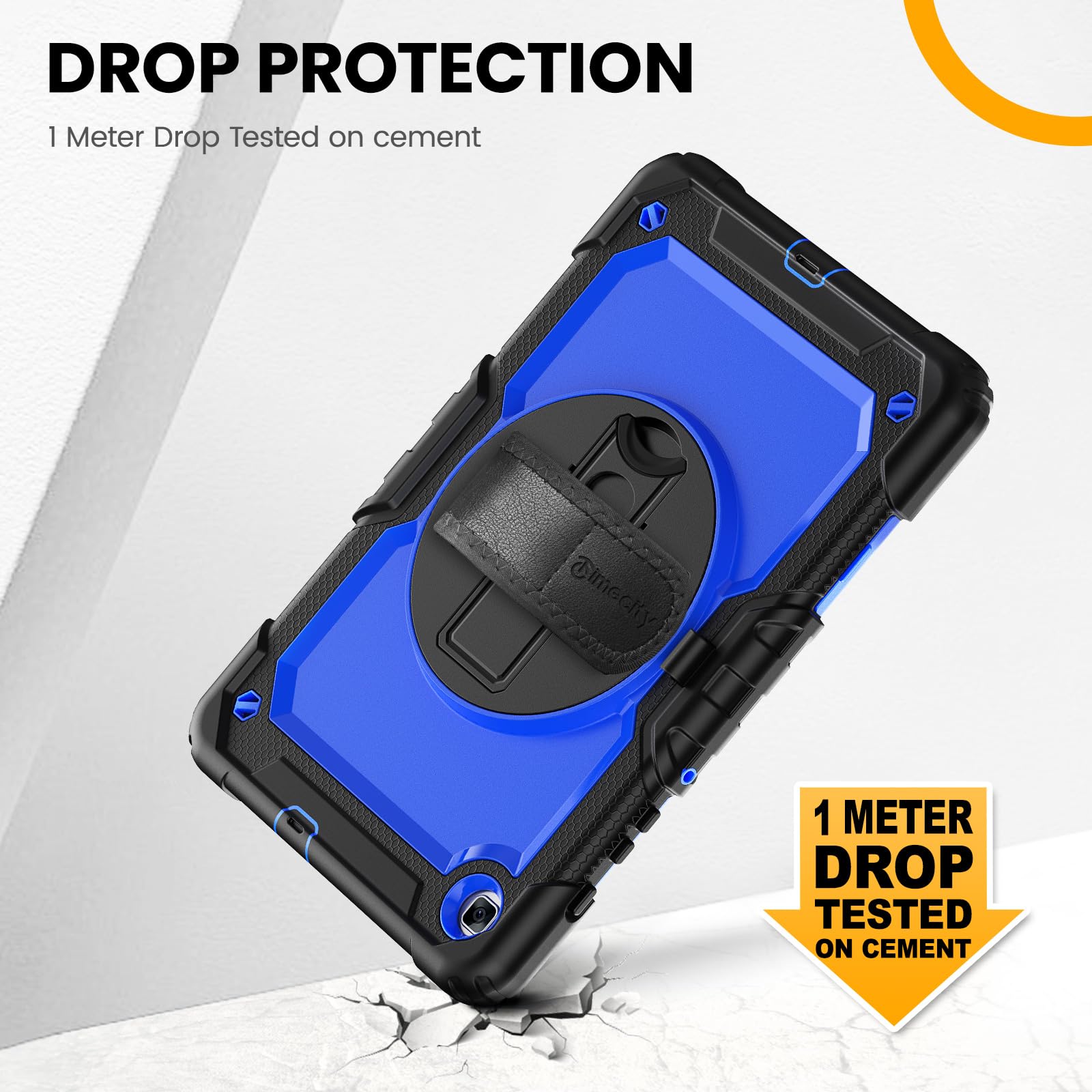 Timecity Case For Samsung Galaxy Tab S6 Lite 10.4  2024/2022/2020 (Sm-P620/ P625/ P610/ P615), With Built-In Screen Protector&36