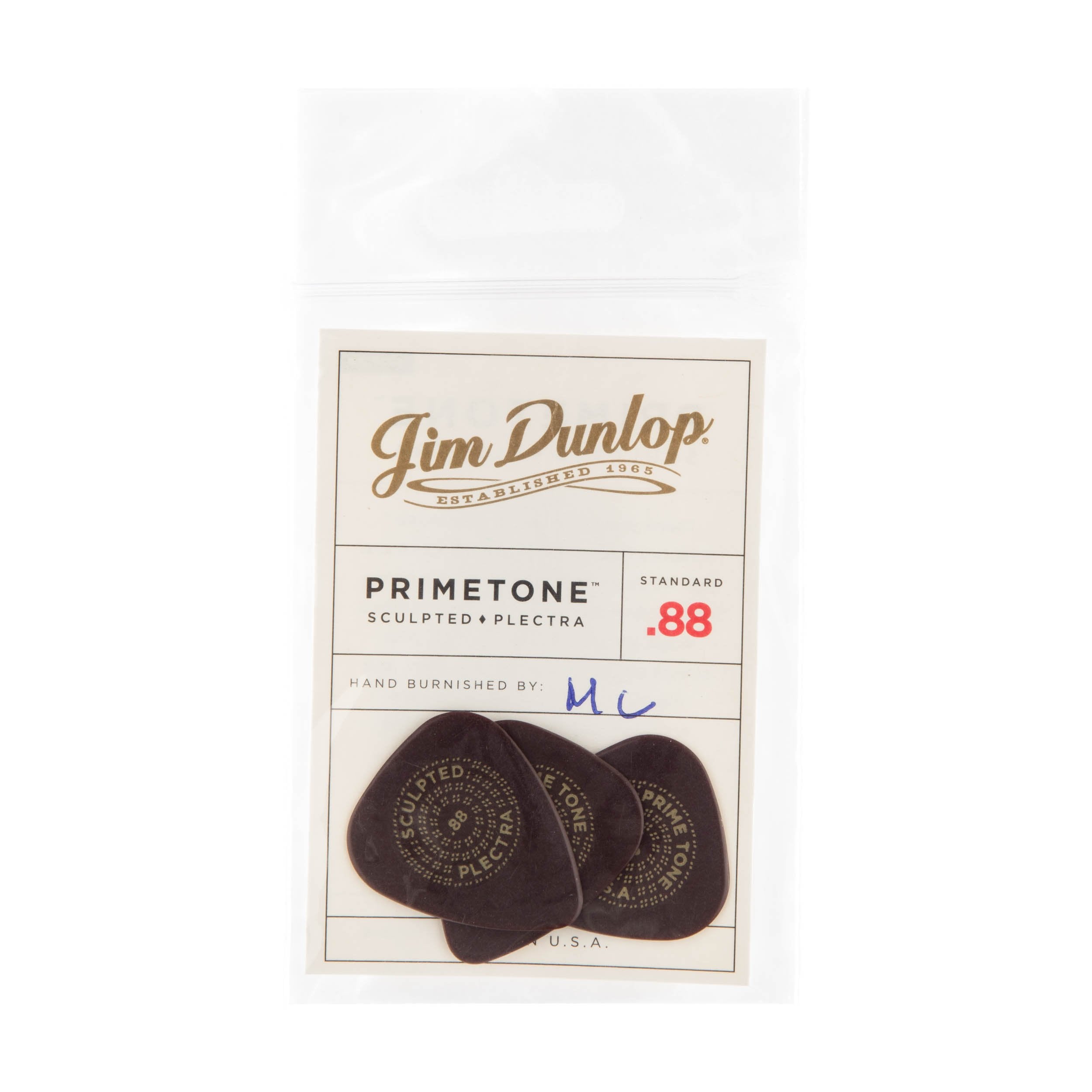 Jim Dunlop Primetone Standard Smooth .88Mm Guitar Picks - 3 Pack