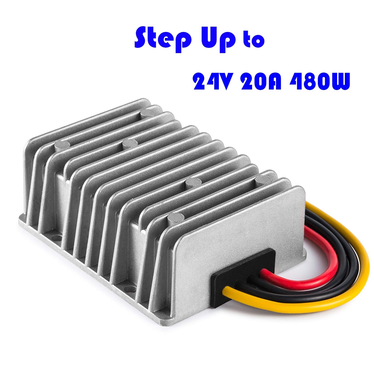 Mggi Waterproof Dc/Dc Converter 12V Step Up To 24V, Boost Converter 20A 480W Voltage Regulator, Power Adapter Voltage Booster,Po