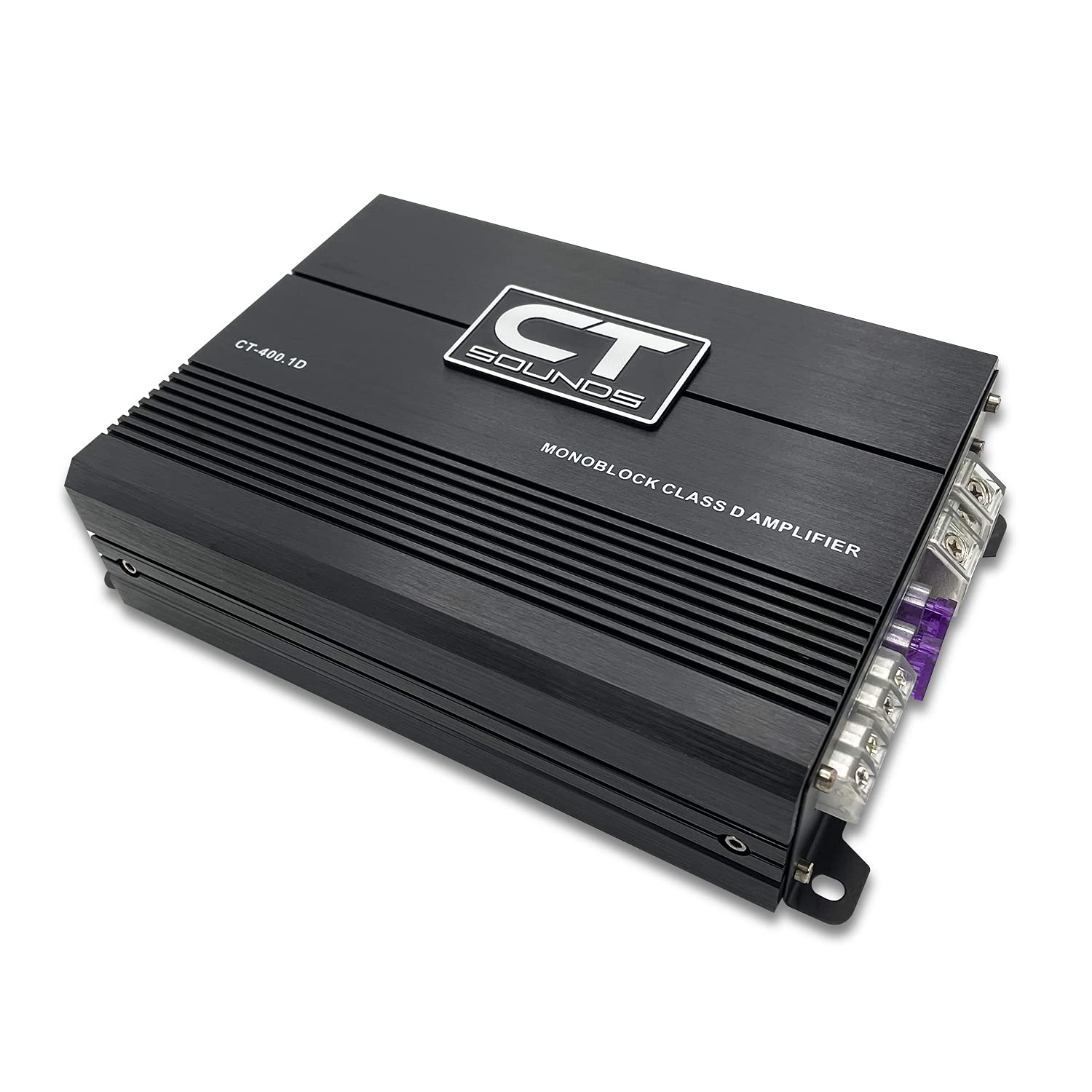 Ct Sounds Ct 400.1D Compact Class D Car Audio Monoblock Amplifier, 400 Watts Rms