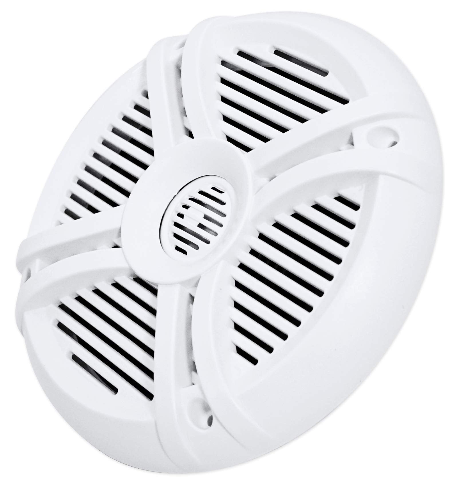 Rockville Rmsts65W Pair 6.5 800W Waterproof Marine Boat Speakers 2-Way, White