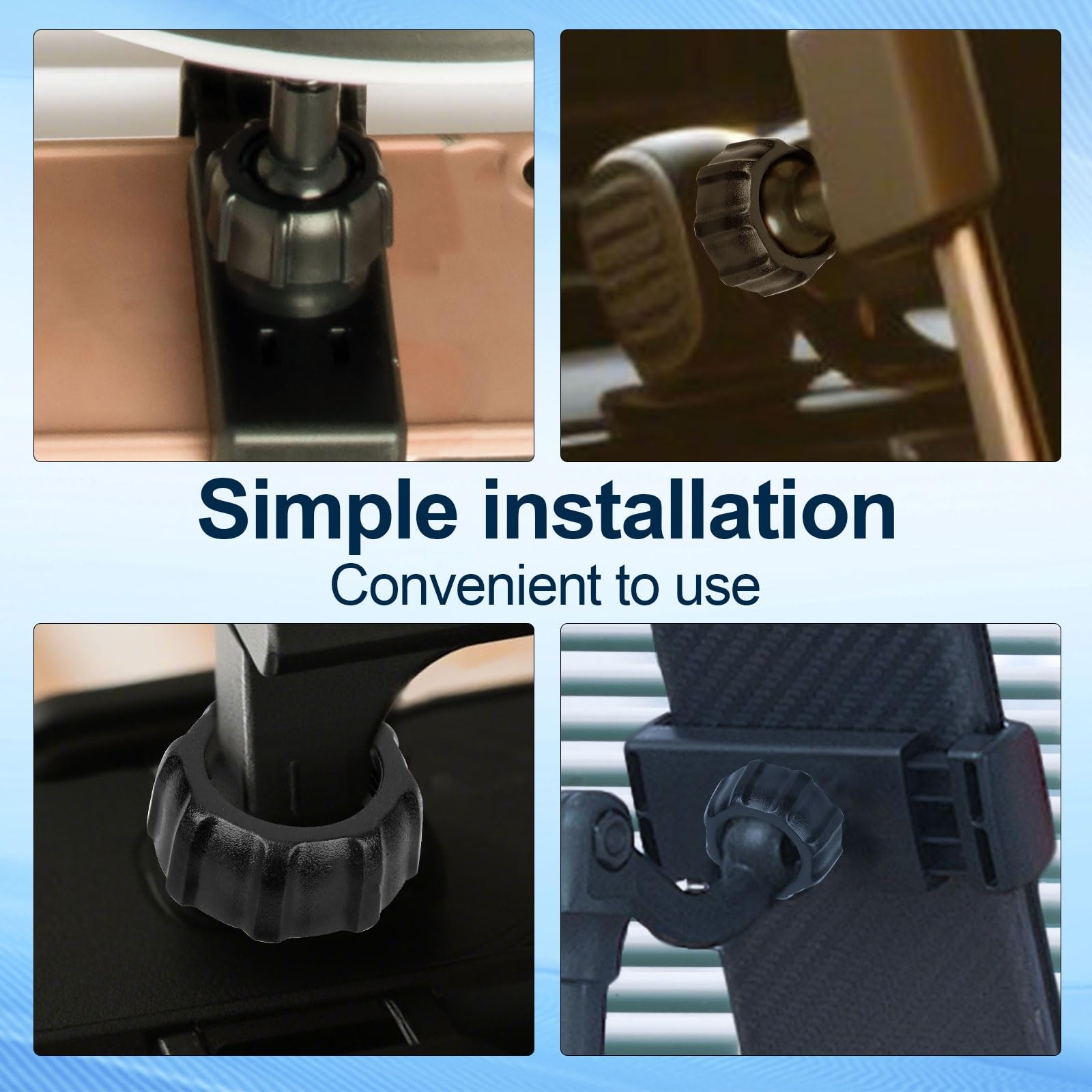 Tinoaly 9Pcs Tightening Nut For Replacement Car Mount, Plastic Replacement Car Mount Screw Phone Holder Parts Tightening Nut For