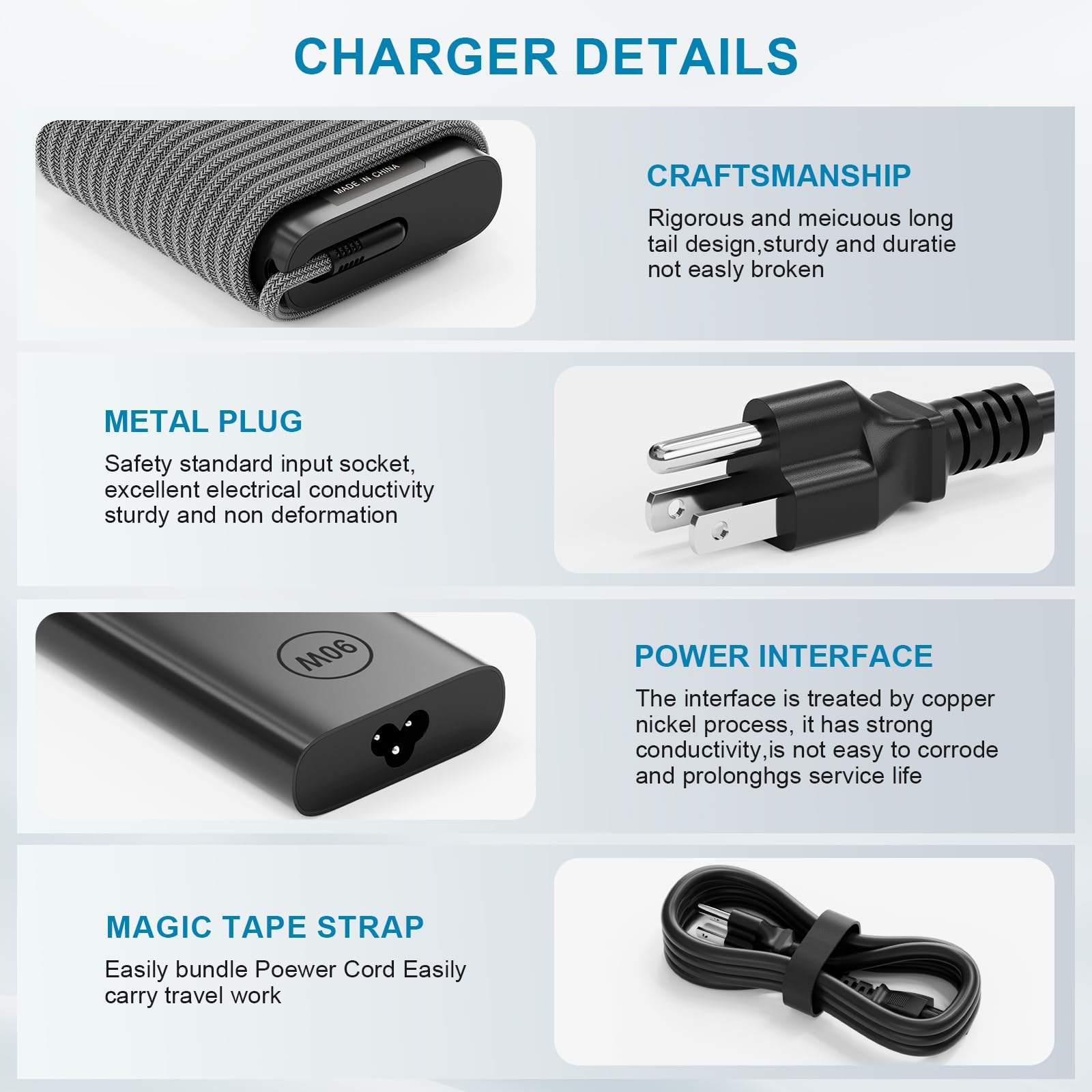 90 Watt Usb C Charger For Dell Latitude/Precision/Xps Laptop,Dell 90W Usb C Laptop Charger Ac Adapter For Dell Latitude 3400,350