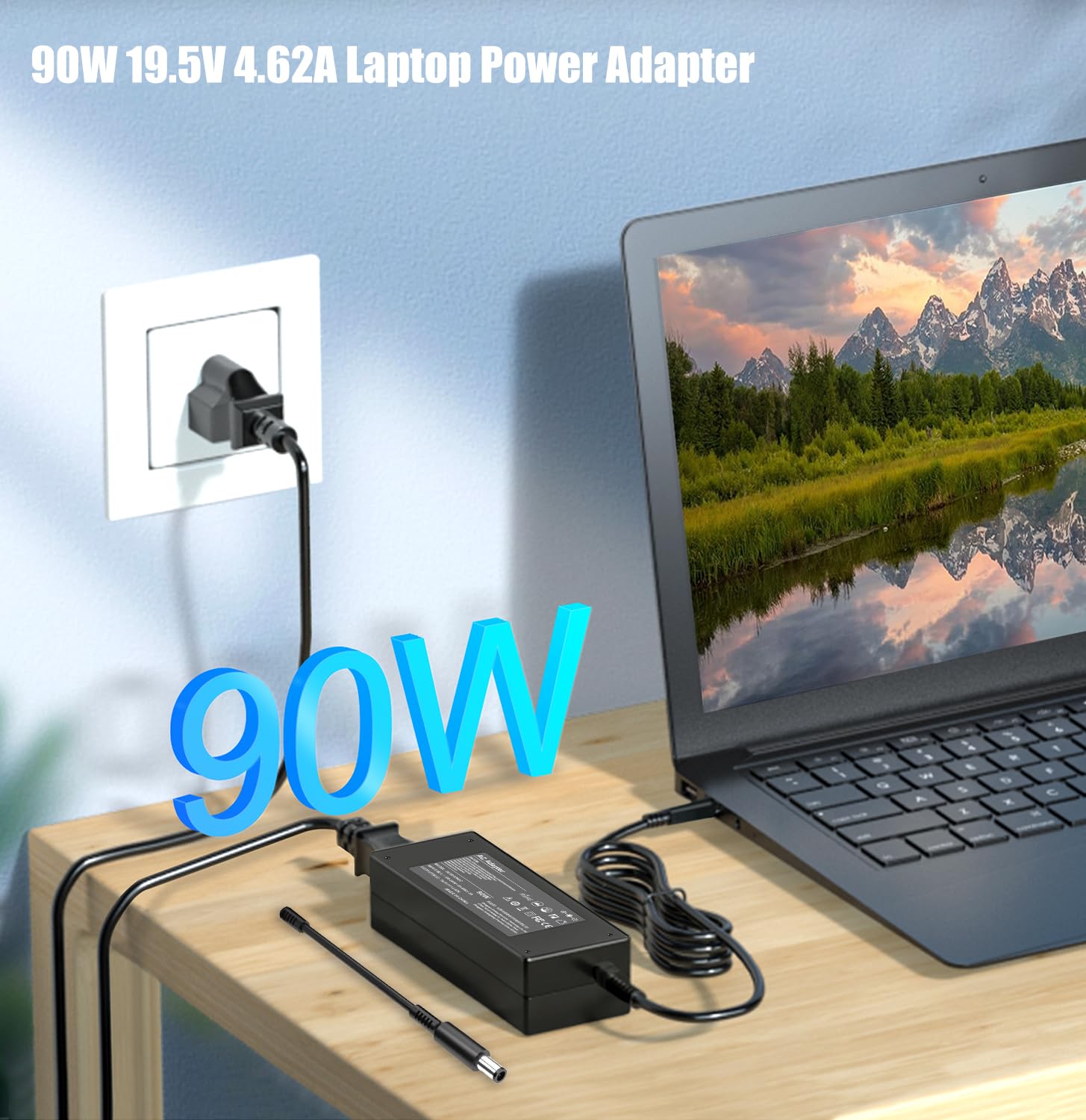 Dongni 90W Optiplex Charger For Dell Optiplex 9020 7050 7040 5090 5050 3050 3020 3060 3070 3080 7060 Micro Desktop Computer Insp