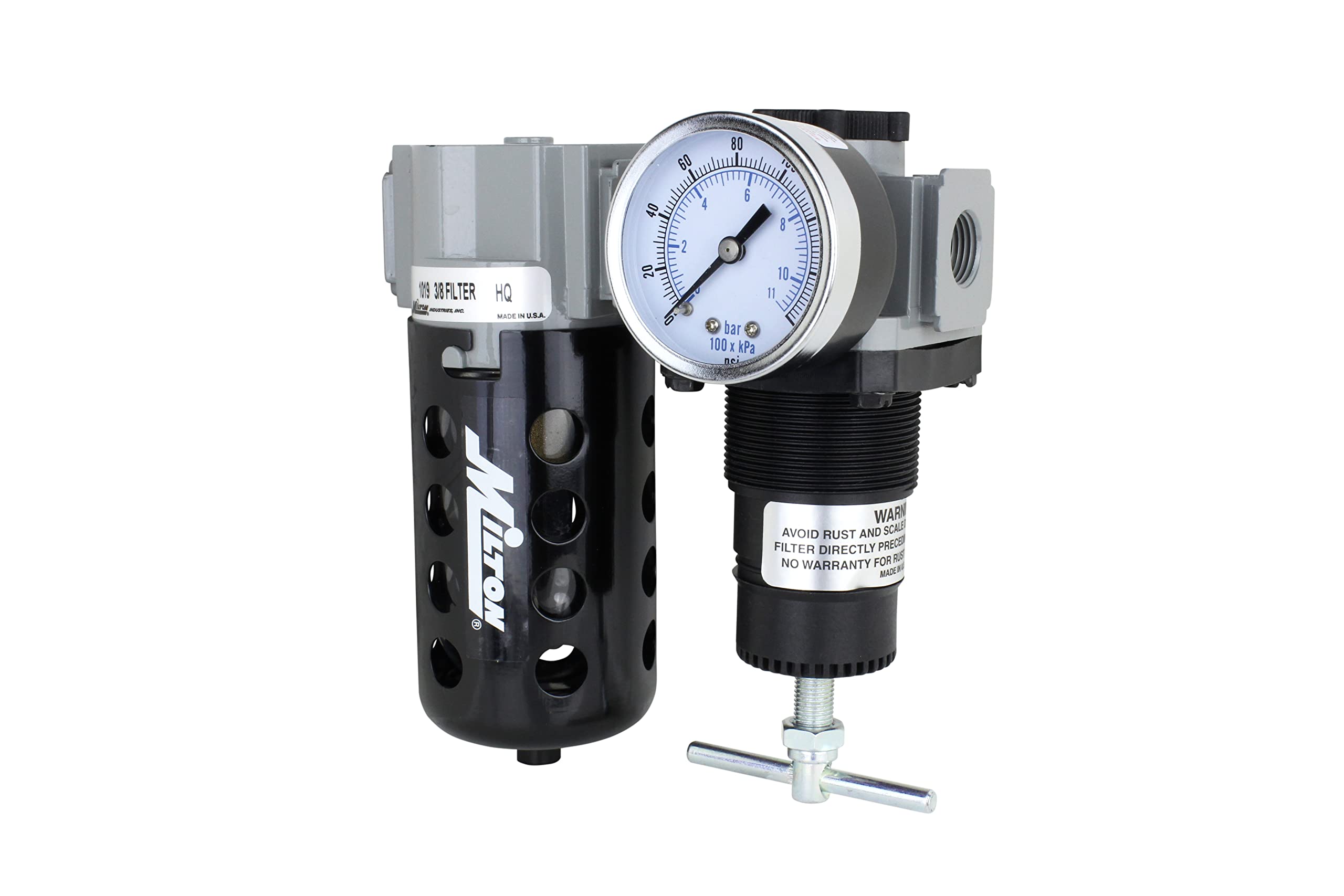 Milton 1107 3/8 Filter and Regulator Duo