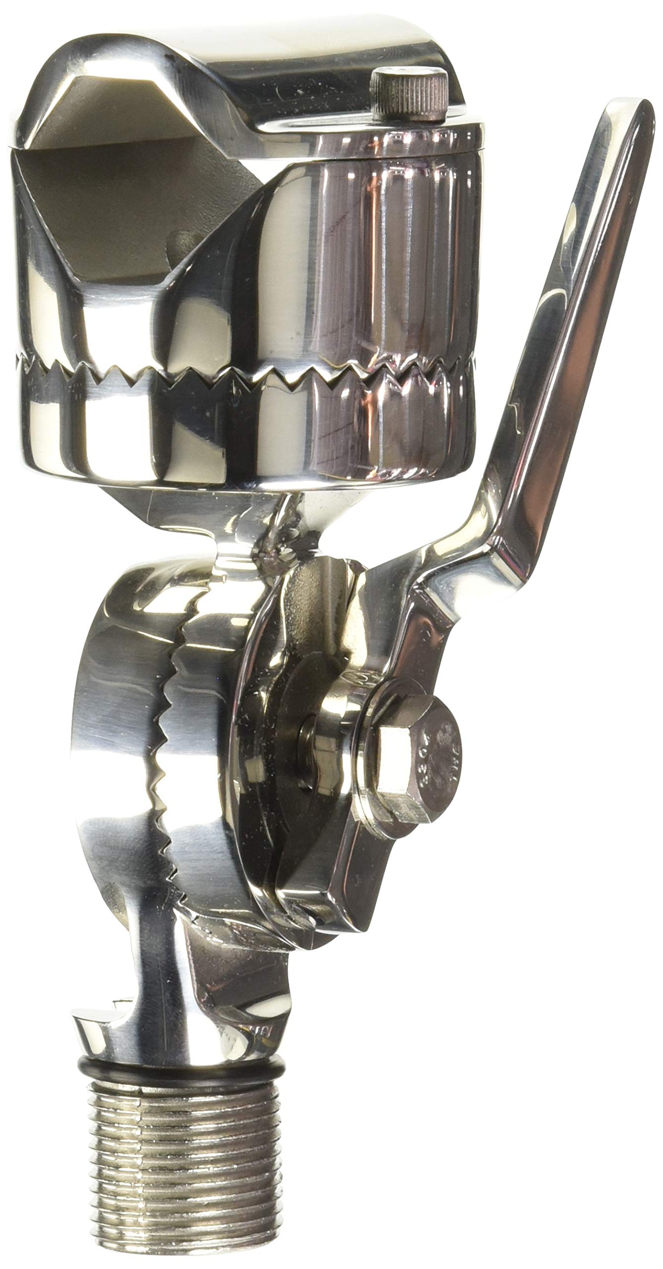 Shakespeare 4188SL SS Rail Mount Ratchet for 1-Inch to 1-1/2-Inch rail