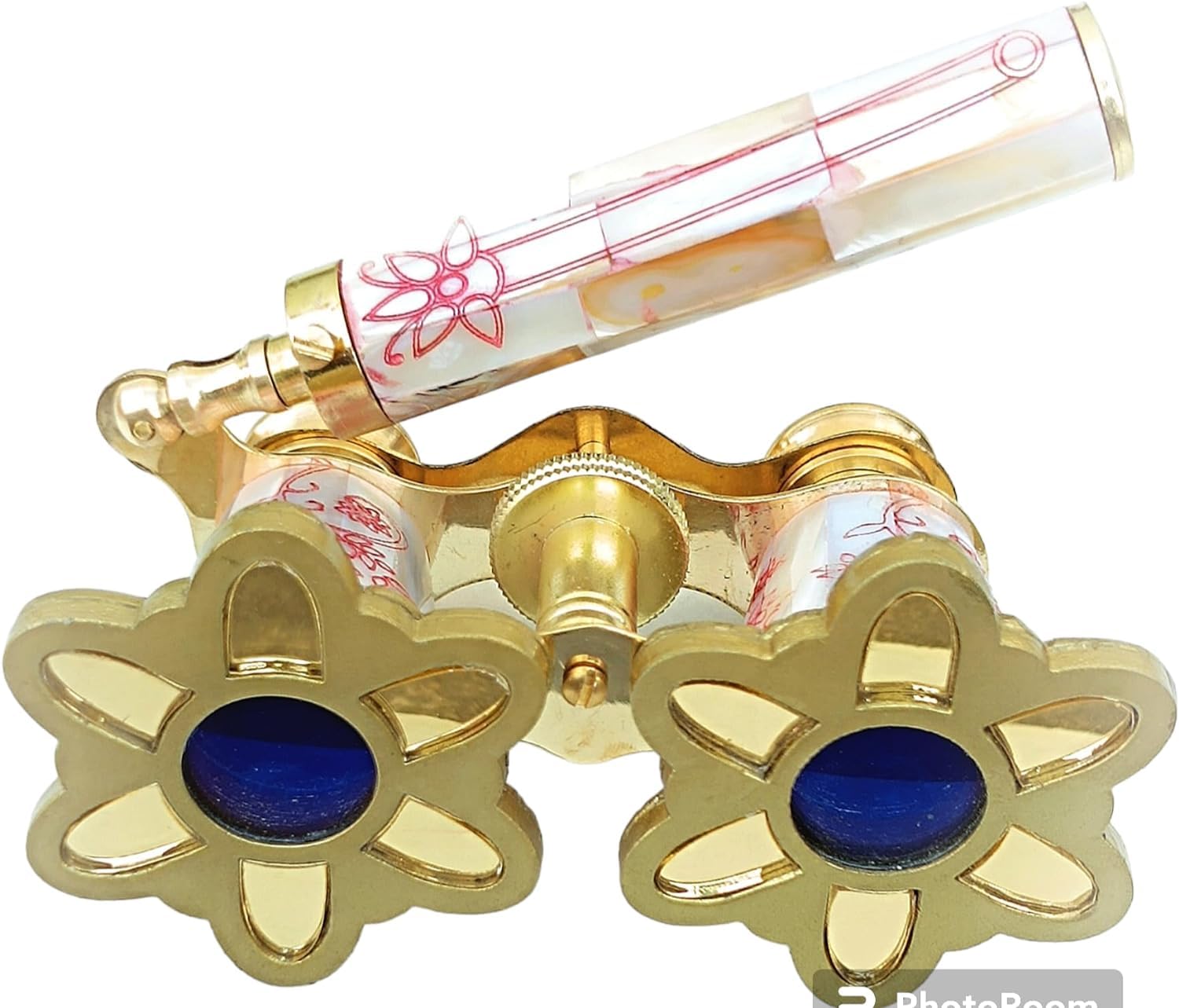 Opera Glasses 3X Magnification With Compass Premium Brass & Crystal Clear Optics Elegant Glasses For Theater, Concerts & Cinemas