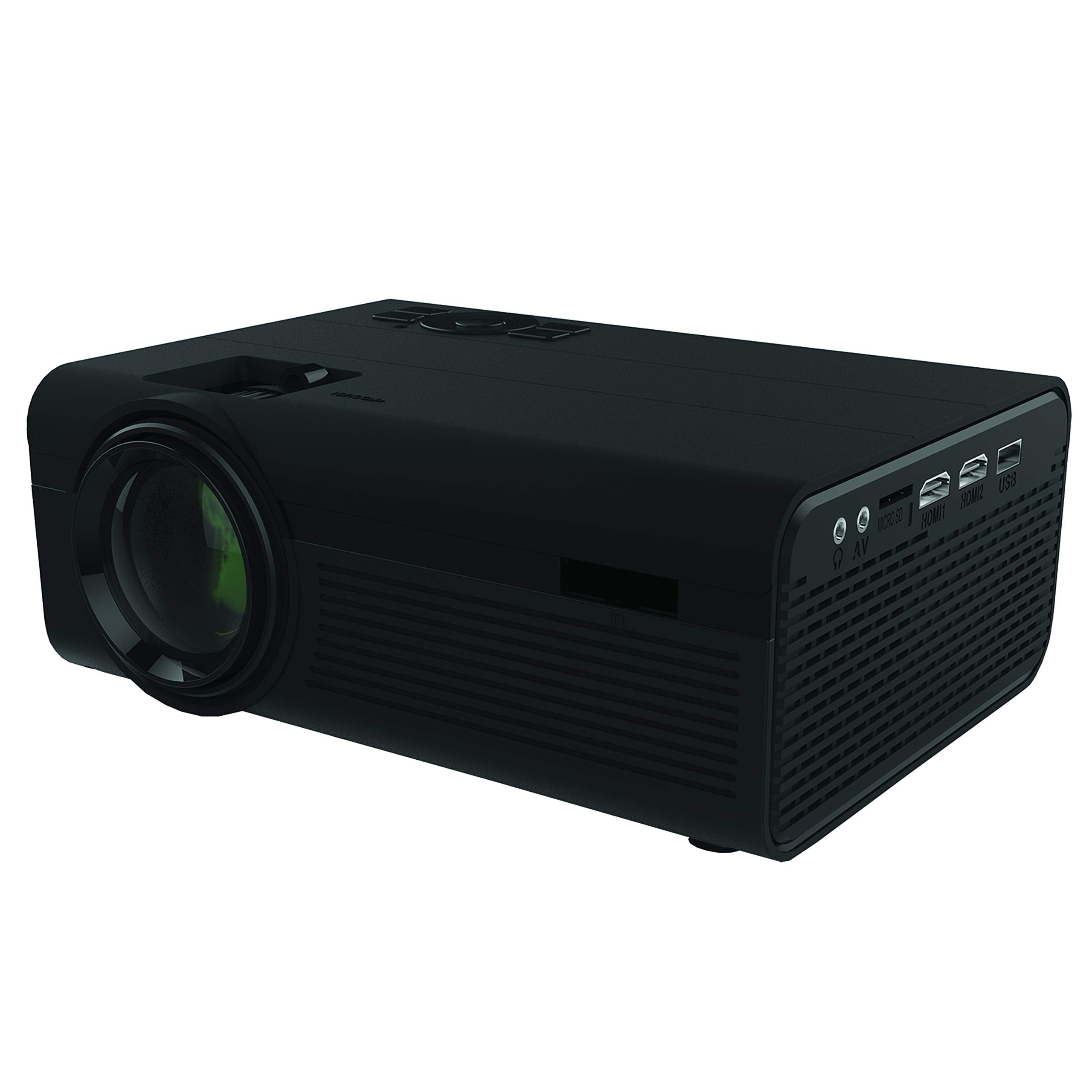 Supersonic Sc 80P Hd Video Projector With Built In Speakers: Compatible With Usb, Micro Sd, Vga, And Hdmi | Home Entertainment S