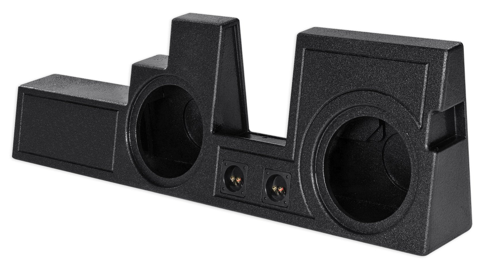 Super Duty Dual 12'' Ported Subwoofer Box Enclosure For 2000 16 Ford F250/350/450 Black