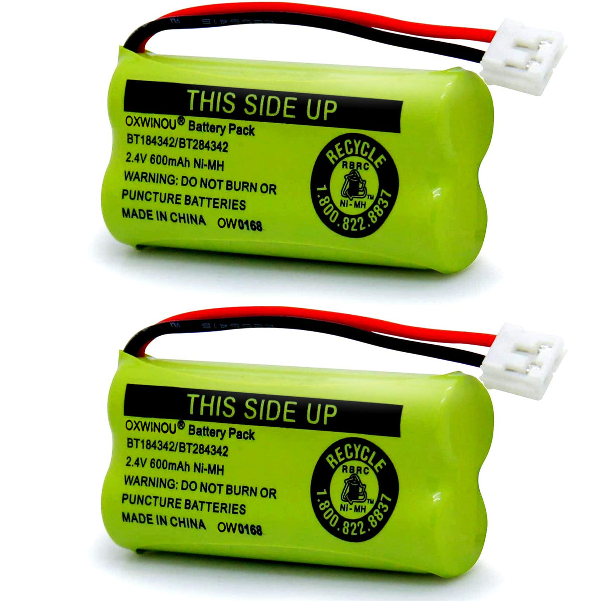 Oxwinou 2.4V Bt184342 Bt284342 Bt18433 Bt28433 Bt183348 Bt283348 Bt-1011 Replacement Battery Compatible With Phone Cs6209 Cs6219