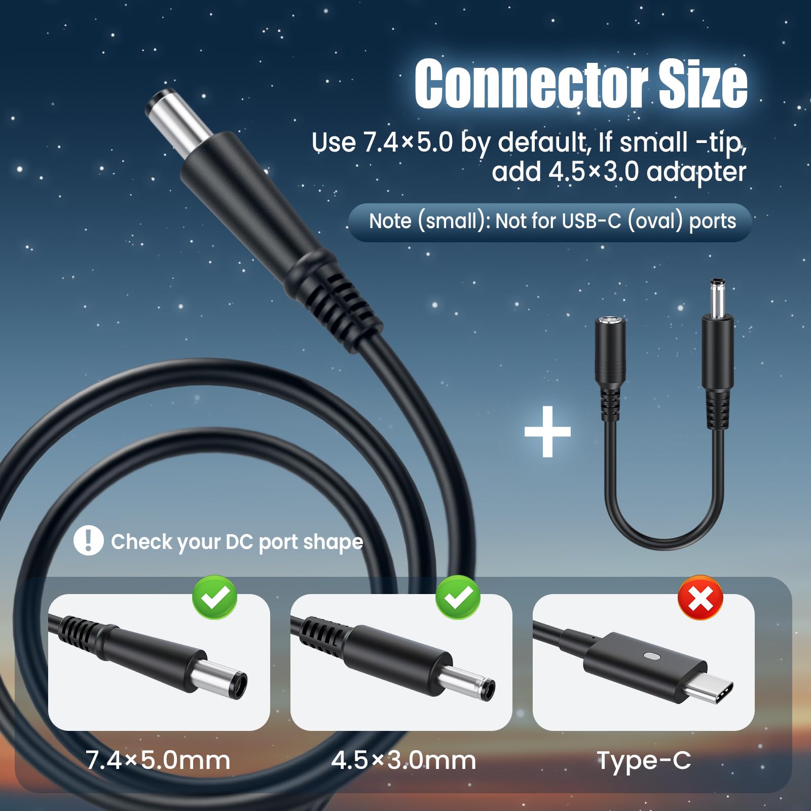 90W Ac Adapter Compatible With Hp Pavilion All-In-One Desktop 18 19 20 21 32 Pavilion (N193) 20 23 Pc 18-5110 19-2304 20-B