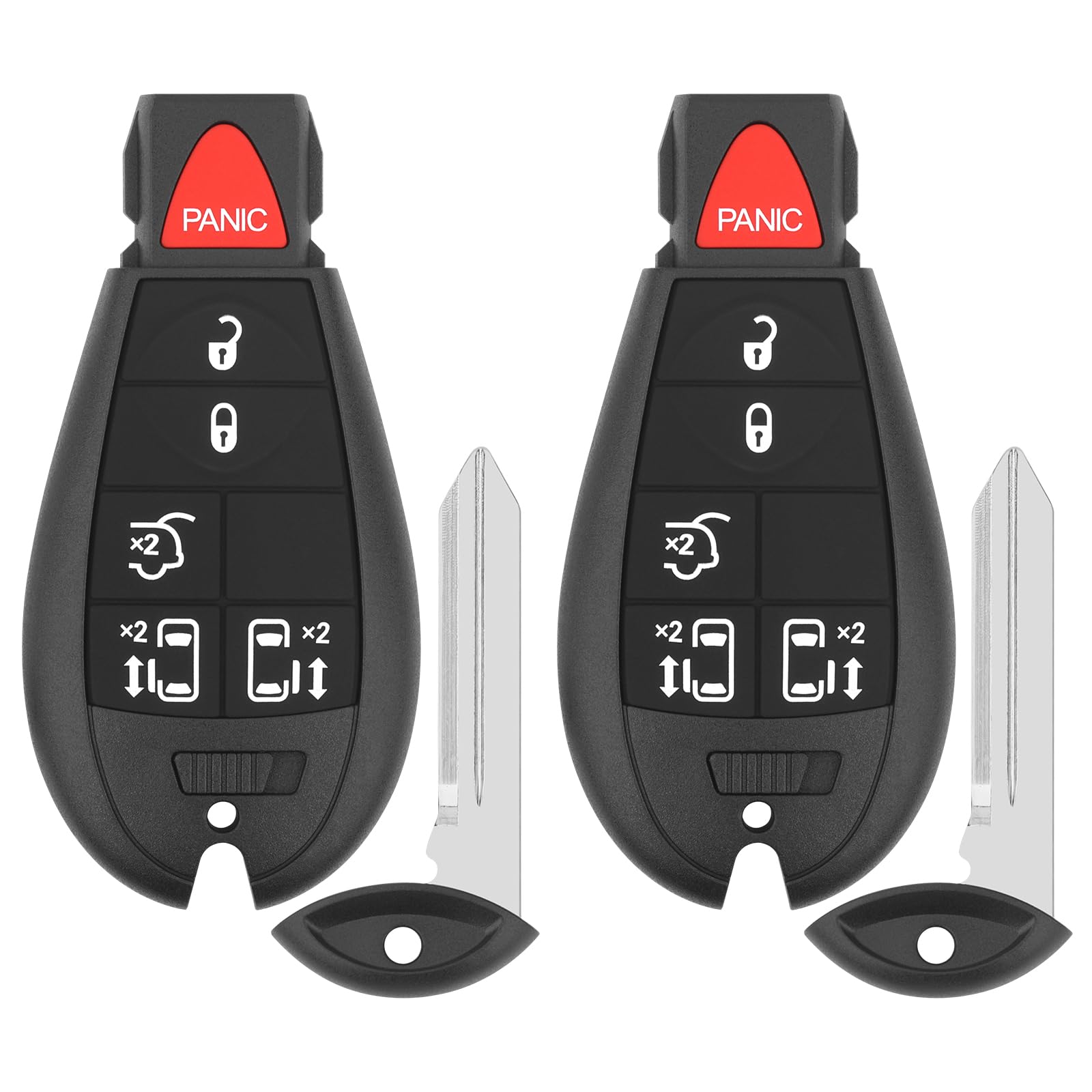 Vurkcy Key Fob Replacement for 2008-2020 Dodge Grand Caravan/ 2008-2016 Chrysler Town and Country Car Keyless Entry Remote Contr