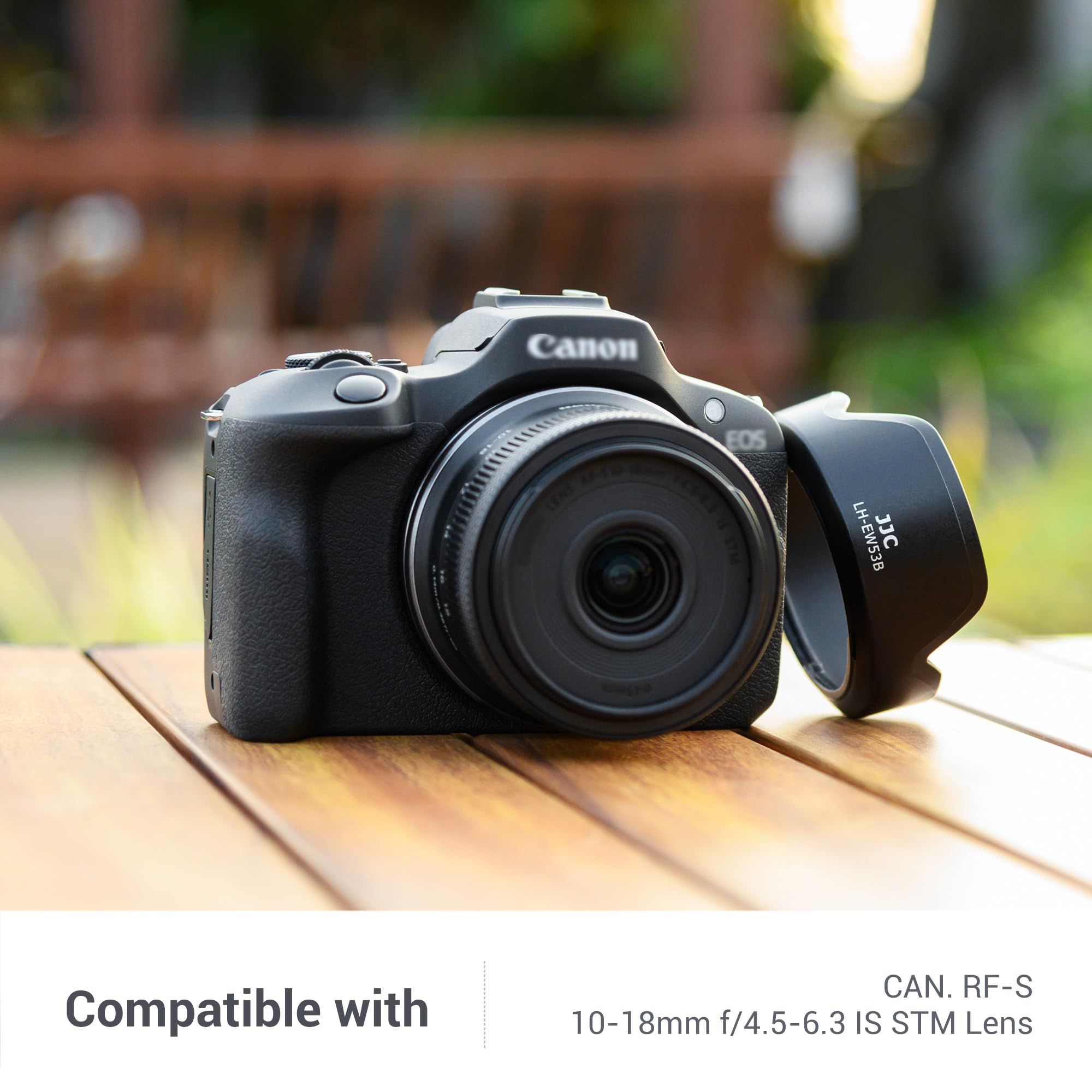 Lens Hood For Canon Rf S 10 18Mm F4.5 6.3 Is Stm, Reversible Lens Shade Replace Canon Ew 53B Lens Hood, Compatible With 49Mm Fil