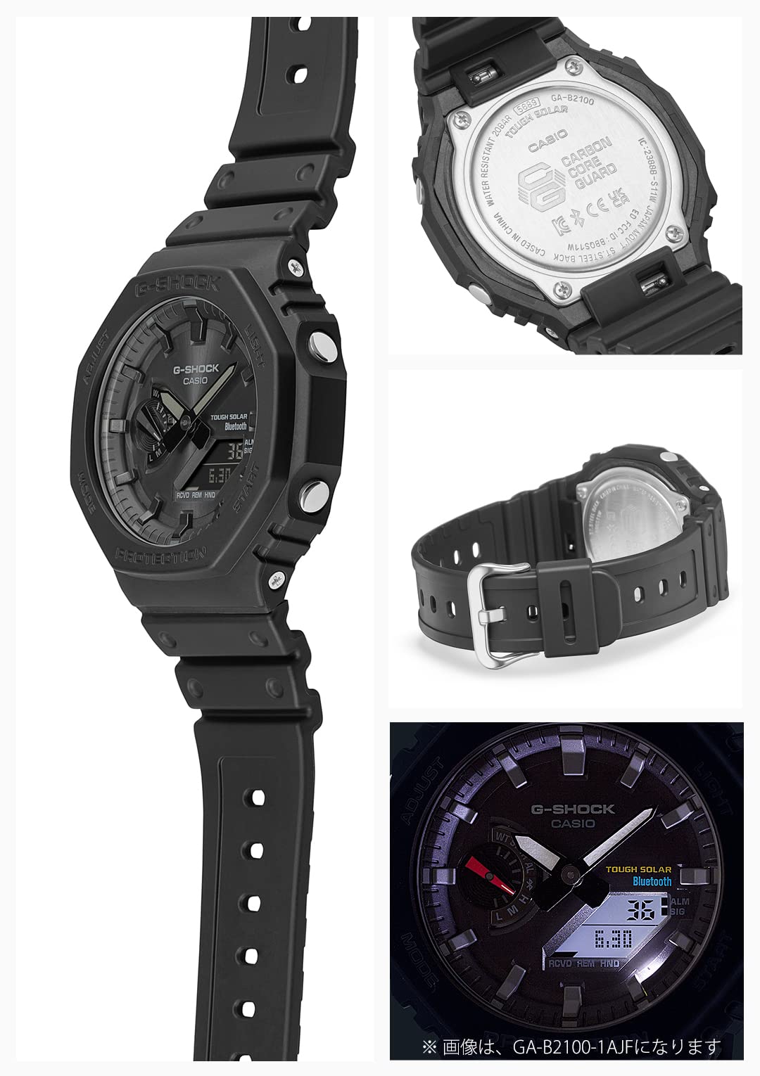 Casio Ga-B2100-1A1Jf [G-Shock Ga-B2100 Series Mens Rubber Band] Watch Shipped From Japan Released In Apr 2022