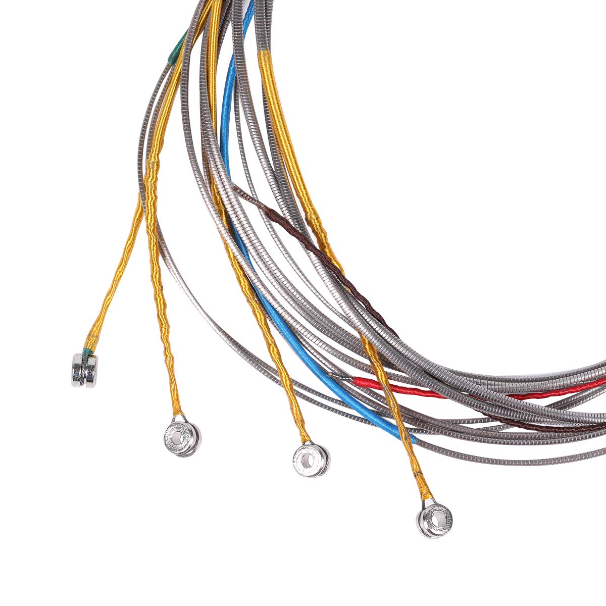 Q Qingge Steel Core Cello Strings 4/4 3/4 Set Strings For Student Strings   Sealed Pouch Prevents Corrosion