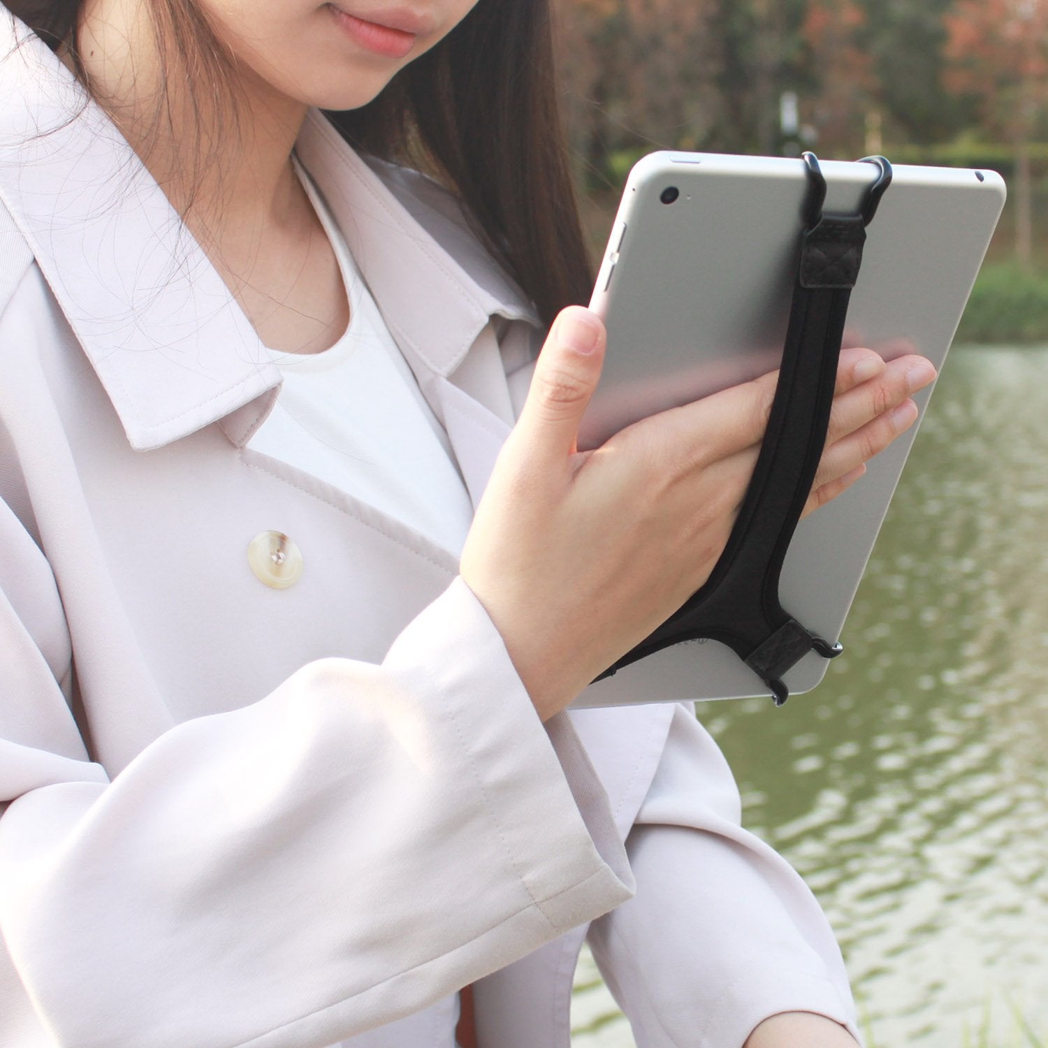 Tfy Security Hand Strap Holder Finger Grip For Tablet - Compatible With Fire 7 Inch/Fire Hd 8 / Ipad Mini/Galaxy Tab S 8.4 / Gal