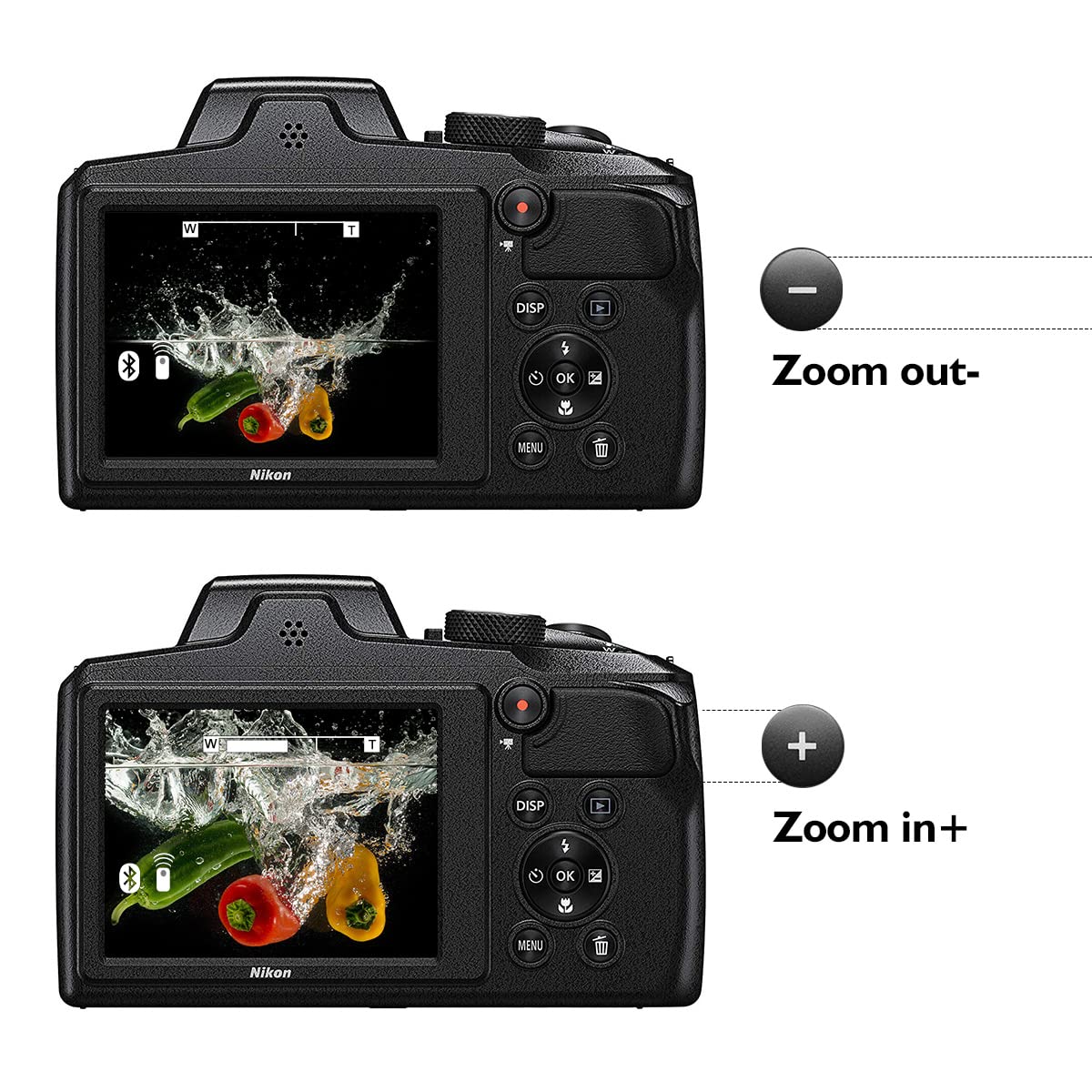 Aodelan Wireless Camera Remote Control Remote Shutter Release For Nikon Zfc, Z50, P1000, B600, A1000, P950; Replaces Nikon Ml L7