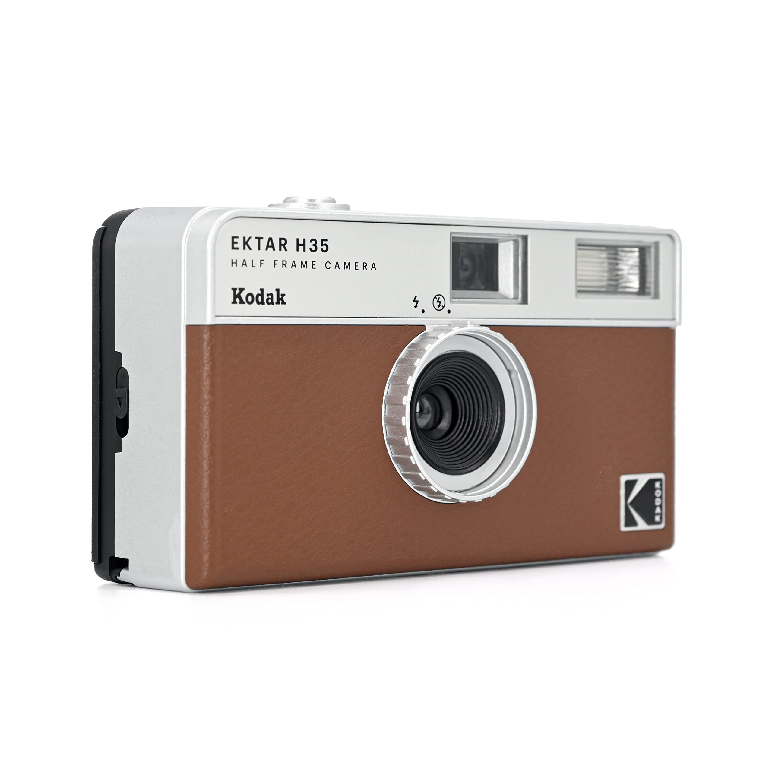 Kodak Ektar H35 Half Frame Film Camera, 35Mm, Reusable, Focus-Free, Lightweight, Easy-To-Use (Brown) (Film & Aaa Battery Are Not