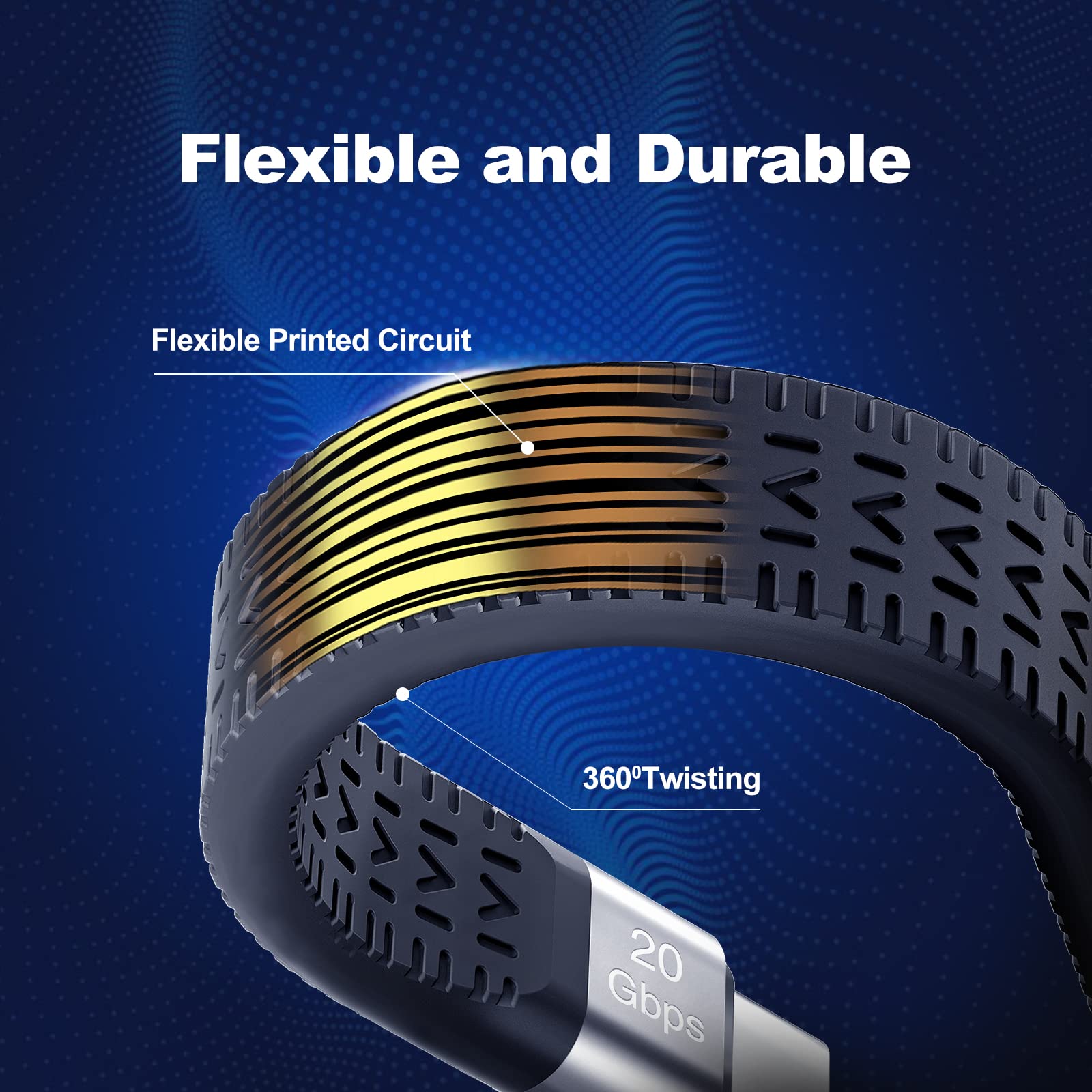Rixmie Short Usb C Cable [5 Inch], 100W Pd Fast Charging, 2022 New Usb C To Usb C Short Cable, Thunderbolt 3 For Macbook, Androi