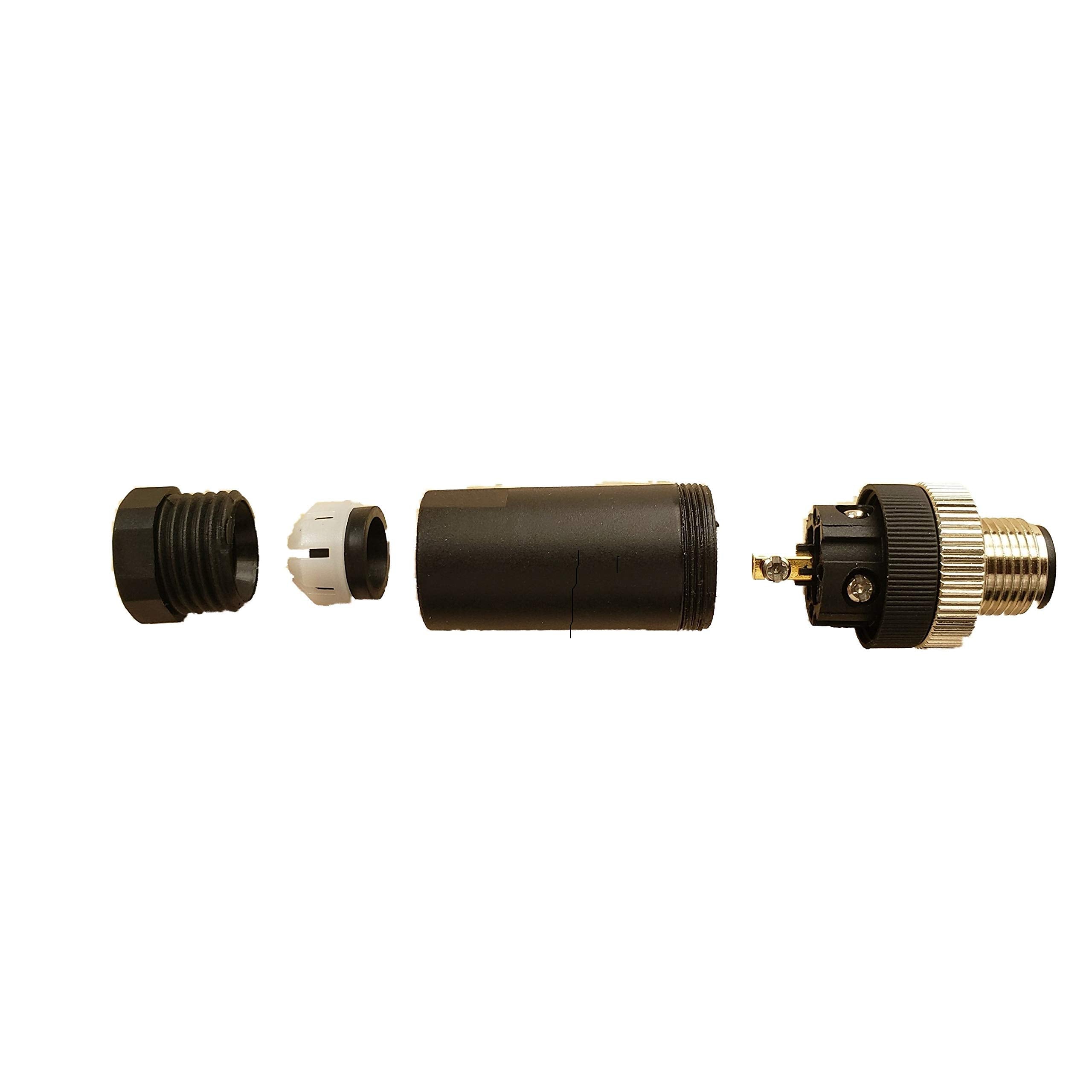 Regatta Processing Nmea 2000 (N2K) Male Field Installable Connector For Garmin Lowrance Simrad B&G & Navico Networks