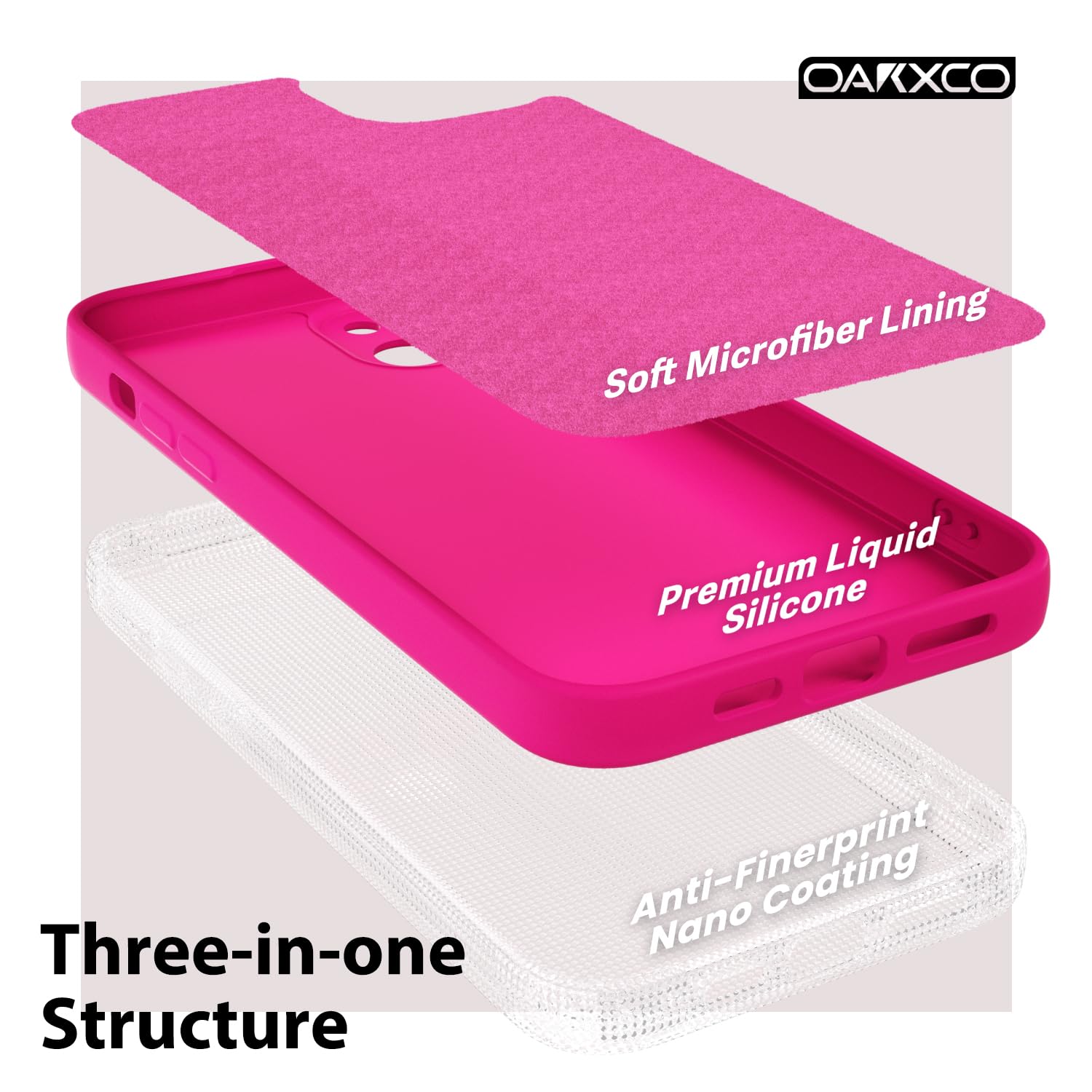 Oakxco For Iphone 14 Plus Phone Case Liquid Silicone, Fluorescent Bright Solid Color, Cute Thin Slim Soft Rubber Tpu Plain Smoot