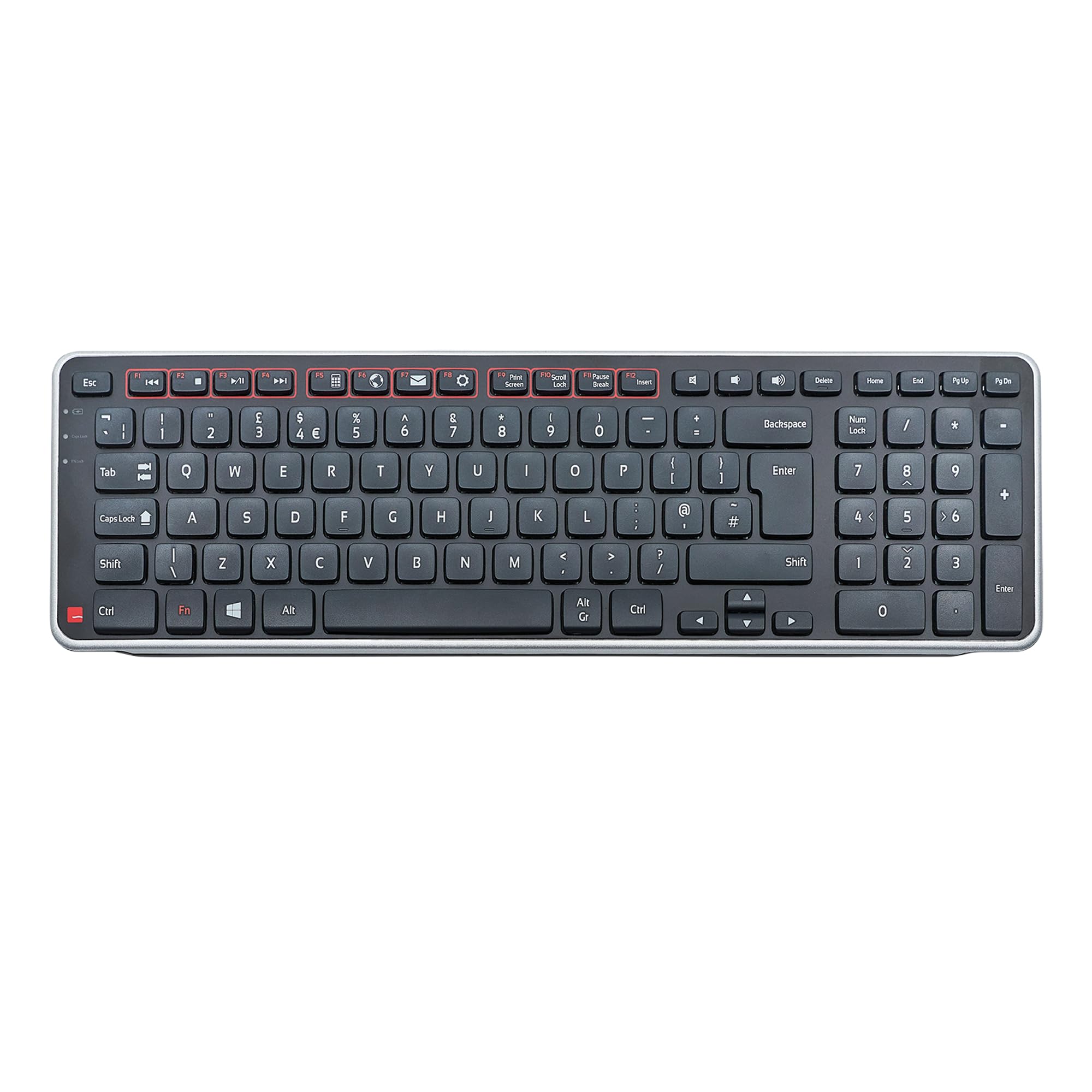 Contour Design Wireless Balance Keyboard: Designed for RollerMouse and SliderMouse - Compact Size, Adjustable Tilt to Support Wr