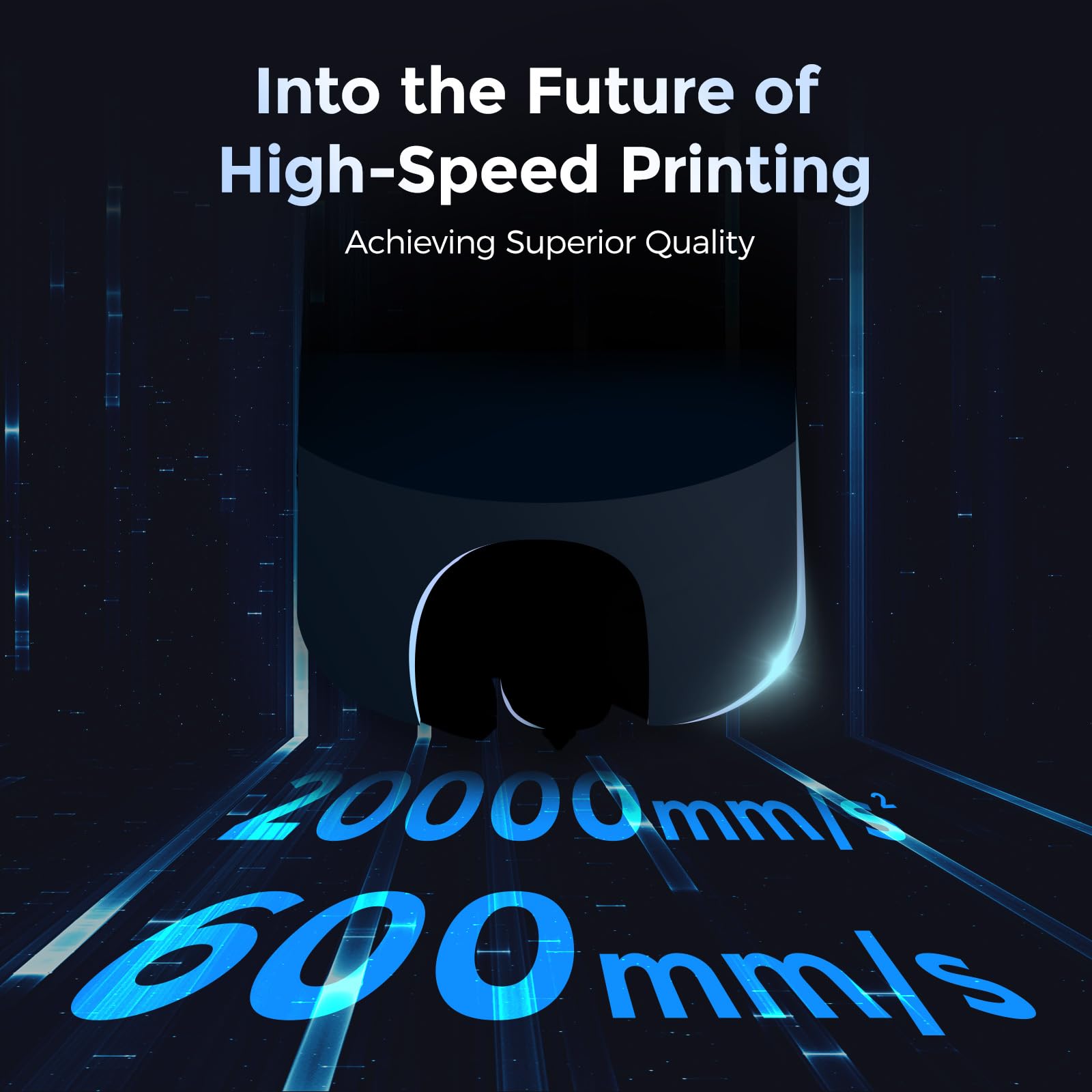 Flashforge Adventurer 5M 3D Printer With Fully Auto Leveling, Max 600Mm/S High Speed Printing, 280C Direct Extruder With 3S Deta