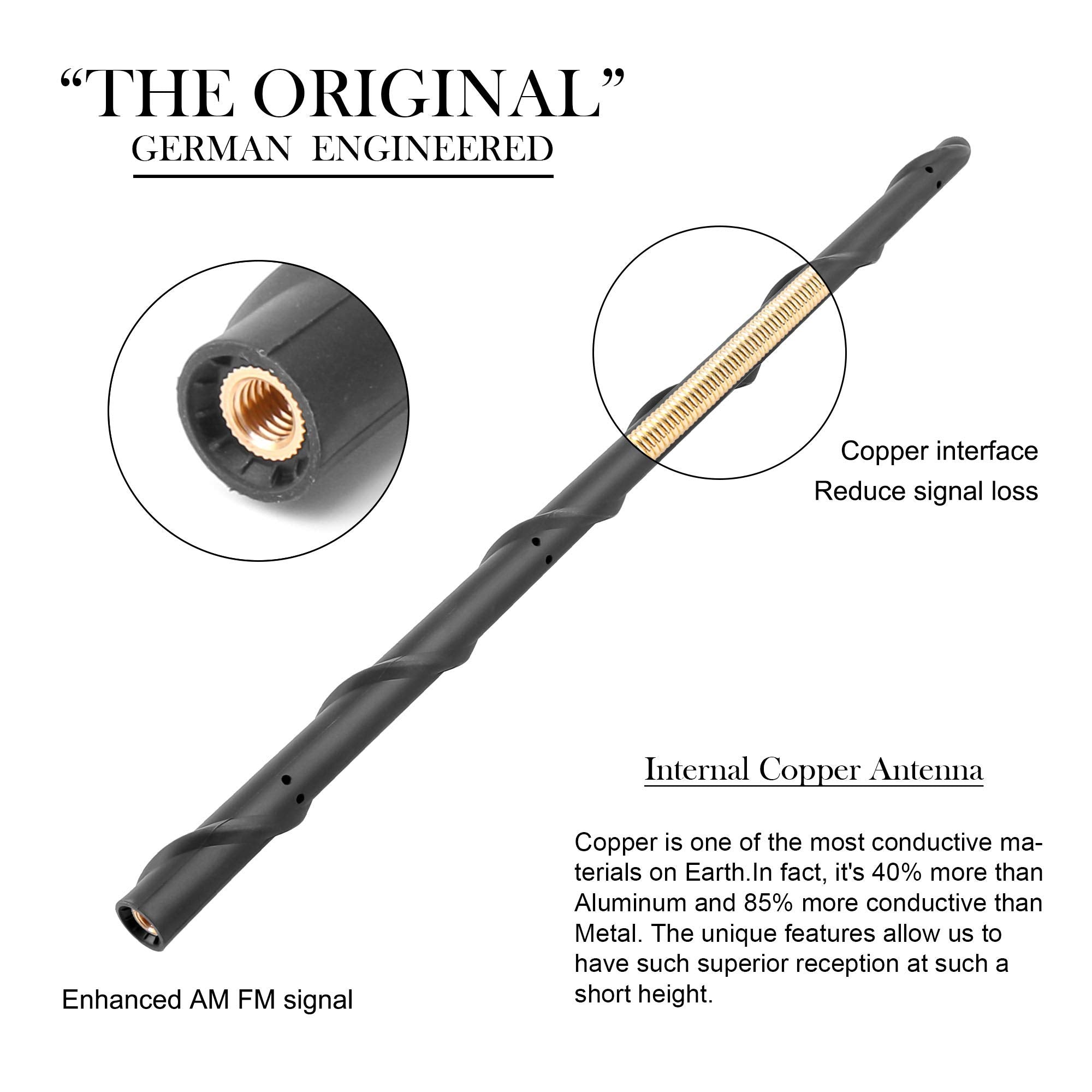 Short Antenna For Jeep Wrangler Gladiator Jl Jk 2007 2024, 13 Inch Jeep Radio Short Antenna Upgrade Jeep Accessories Jeep Gladia