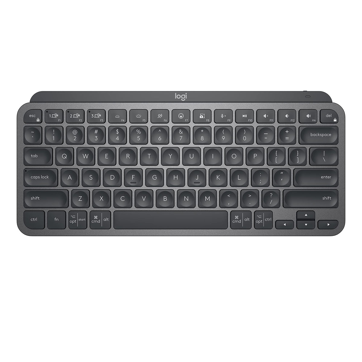Logitech Mx Keys Mini Minimalist Wireless Illuminated Keyboard, Compact, Bluetooth, Usb C, For Apple Macos, Ios, Windows, Linux,