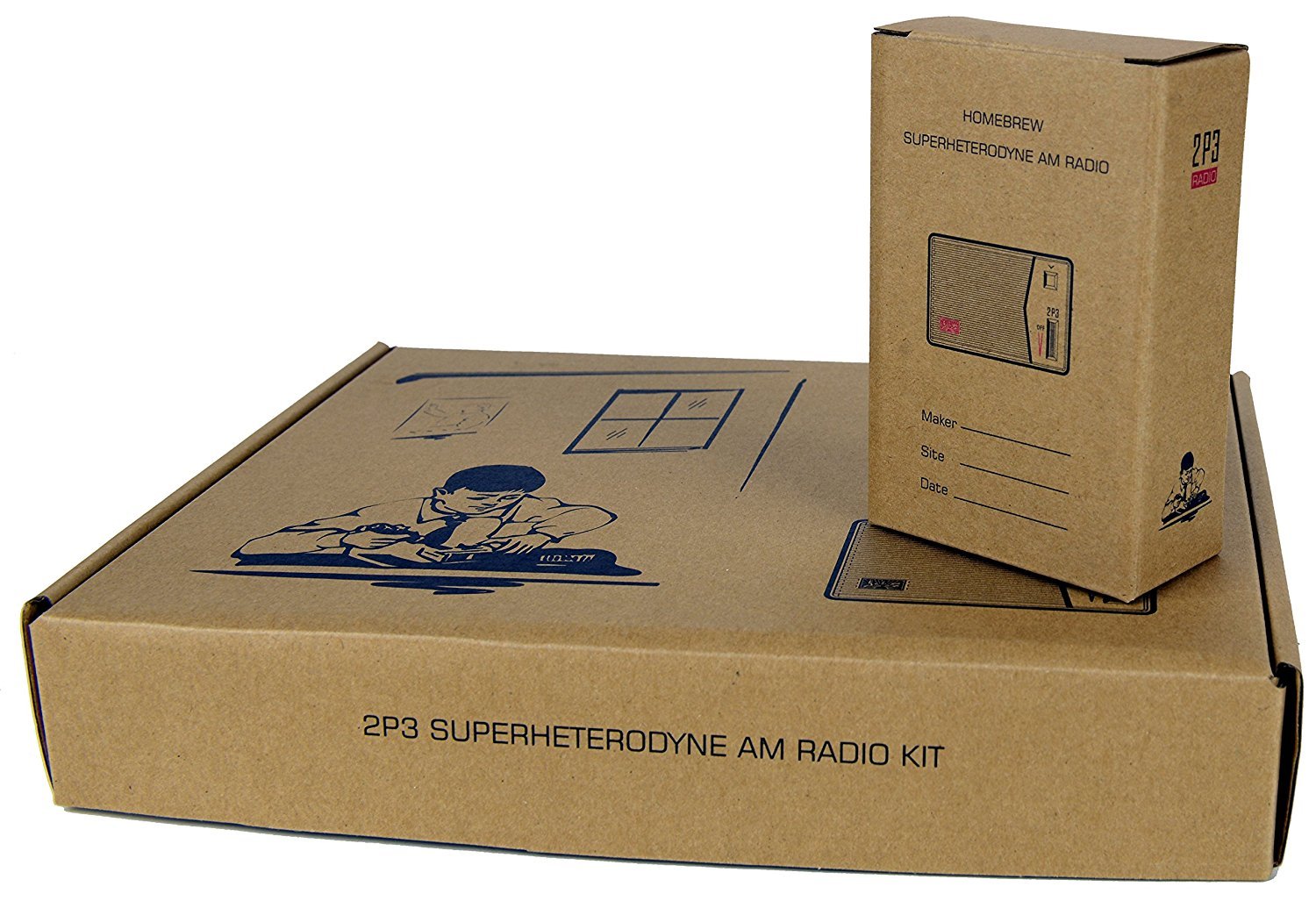 Tecsun 2P3 Am Radio Receiver Kit   Diy For Enthusiasts, Built It Into A Radio Case !