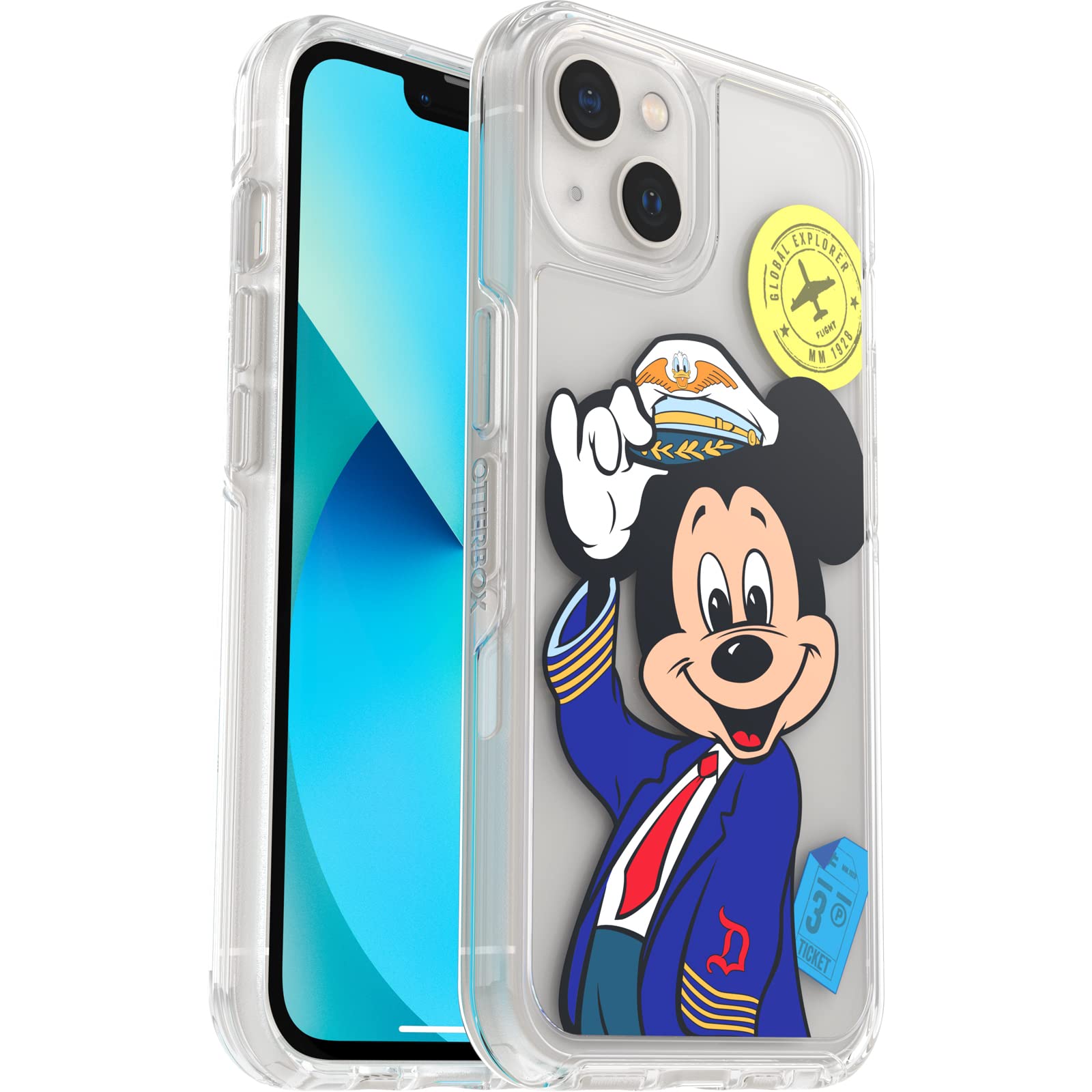 Otterbox Disney Mickey Mouse One : Walts Plane   Pilot Mickey Mouse Symmetry Series For Iphone 13 (Only)