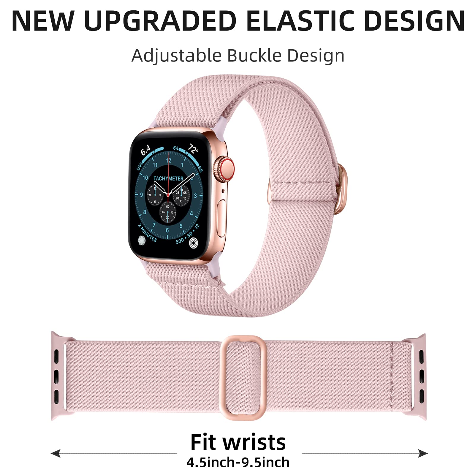 Daqin 3 Pack Solo Loop Sport Bands Compatible With Apple Watch Band 41Mm 40Mm 38Mm 45Mm 46Mm 44Mm 42Mm Women Men, Adjustable Sof