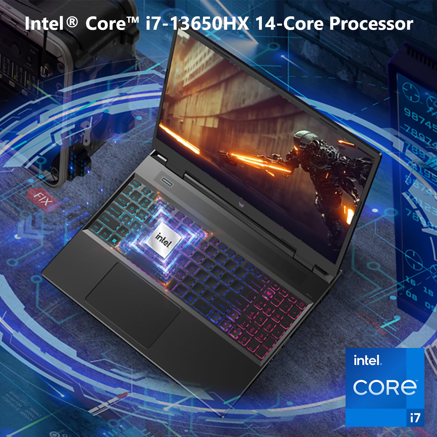 Acer Predator Helios Neo 16 Gaming Laptop | Intel Core I7 13650Hx | Nvidia Geforce Rtx 4060 | 16'' Wuxga 1920 X 1200 165Hz G Syn