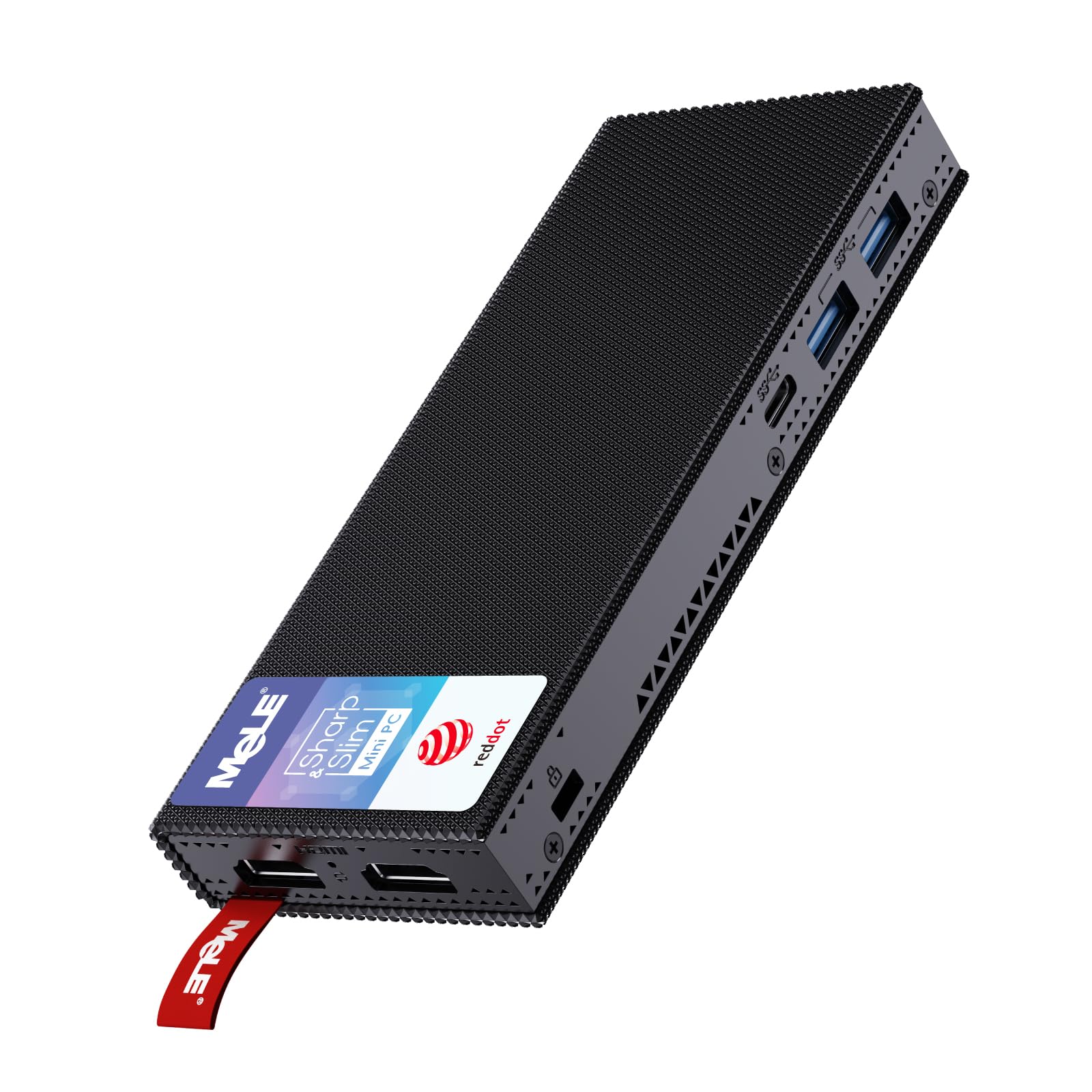 Mele Fanless Stick Pc Pcg02 Pro 12Th N100 8Gb/256Gb, Mini Computer Stick Dual Hdmi 4K 4266Mhz Lpddr4 Wifi5 Gigabit Ethernet Usb 