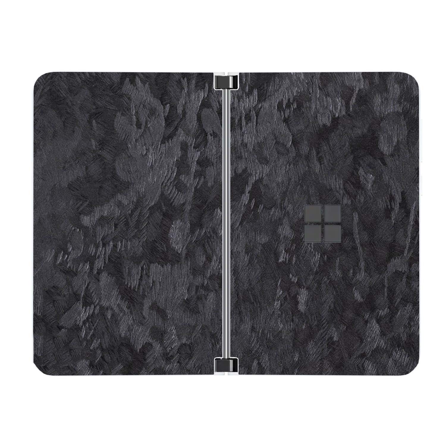 Sopiguard Sticker For Surface Duo Phone Edge To Edge Precision Vinyl Skin Wrap (Forged Carbon)
