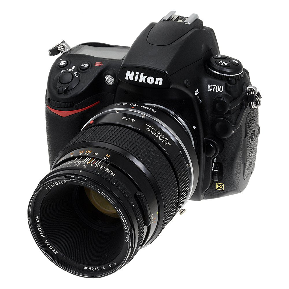 Fotodiox Pro Lens Mount Adapter - Bronica Sq (Sq-A, Sq-Am, Sq-Ai, Sq-B) Lens To Nikon F-Mount Slr/Dslr Camera Body